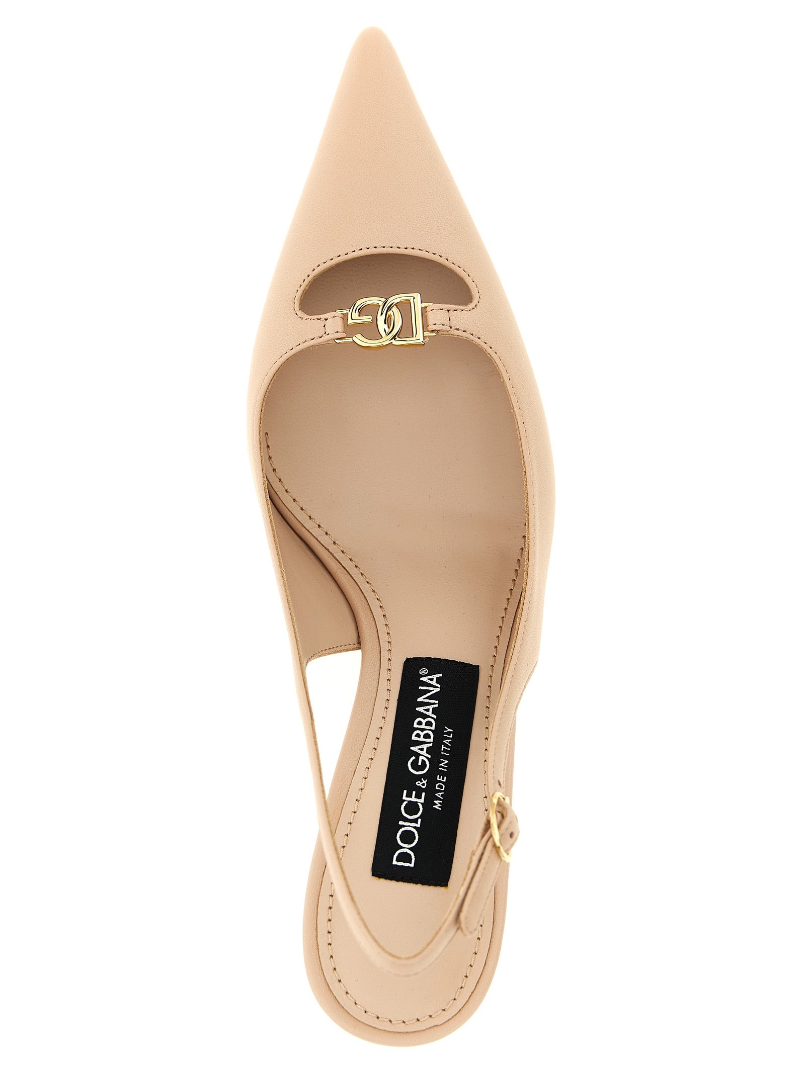 Dolce & Gabbana Mehrfarbige Pumps mit mittelhohem Absatz aus Lammleder