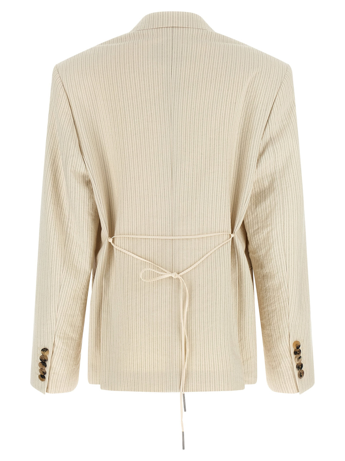 Dries Van Noten Beige Baumwollblazer