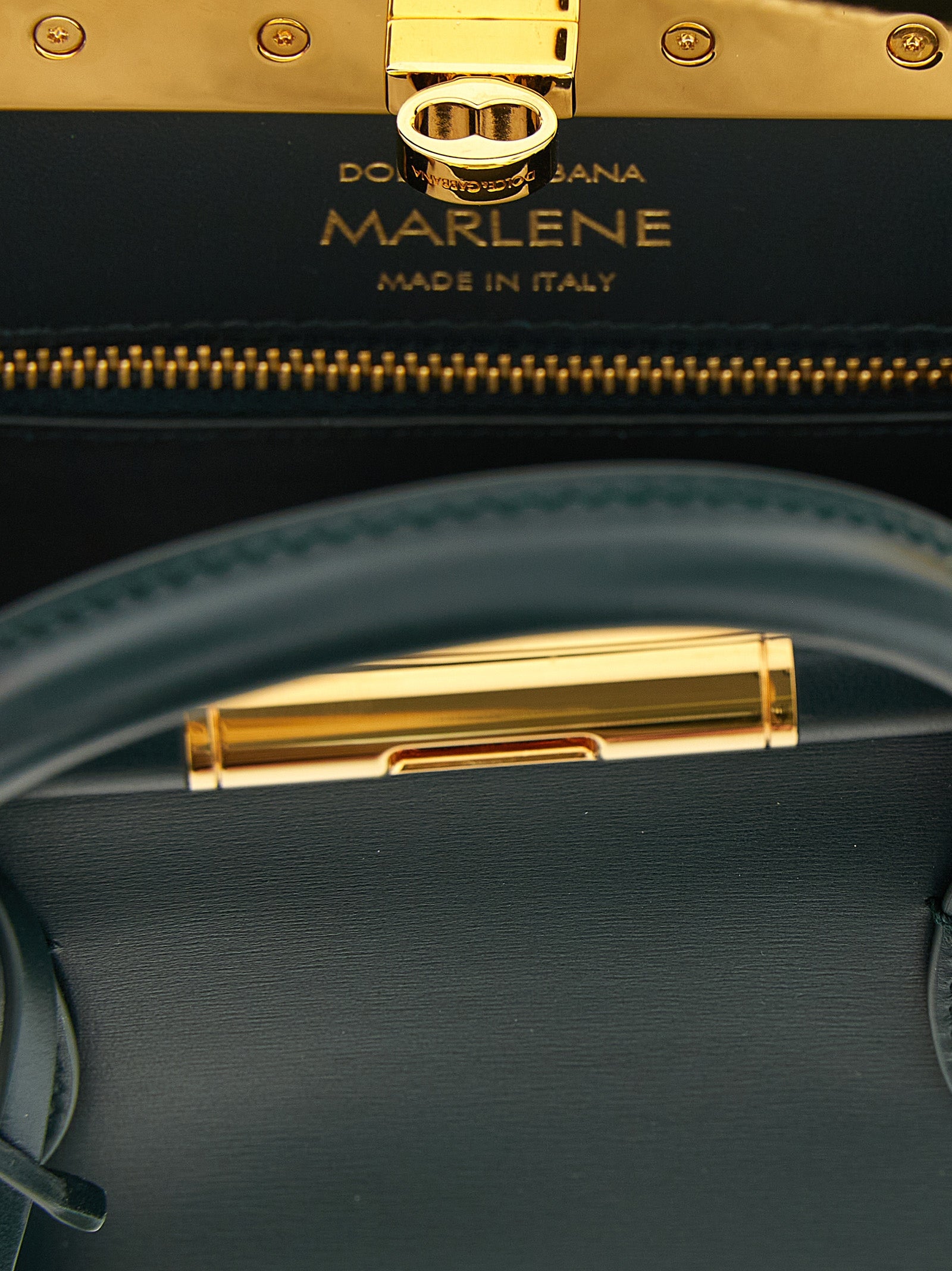 Dolce & Gabbana Zweifarbige Kalbsleder-Handtasche