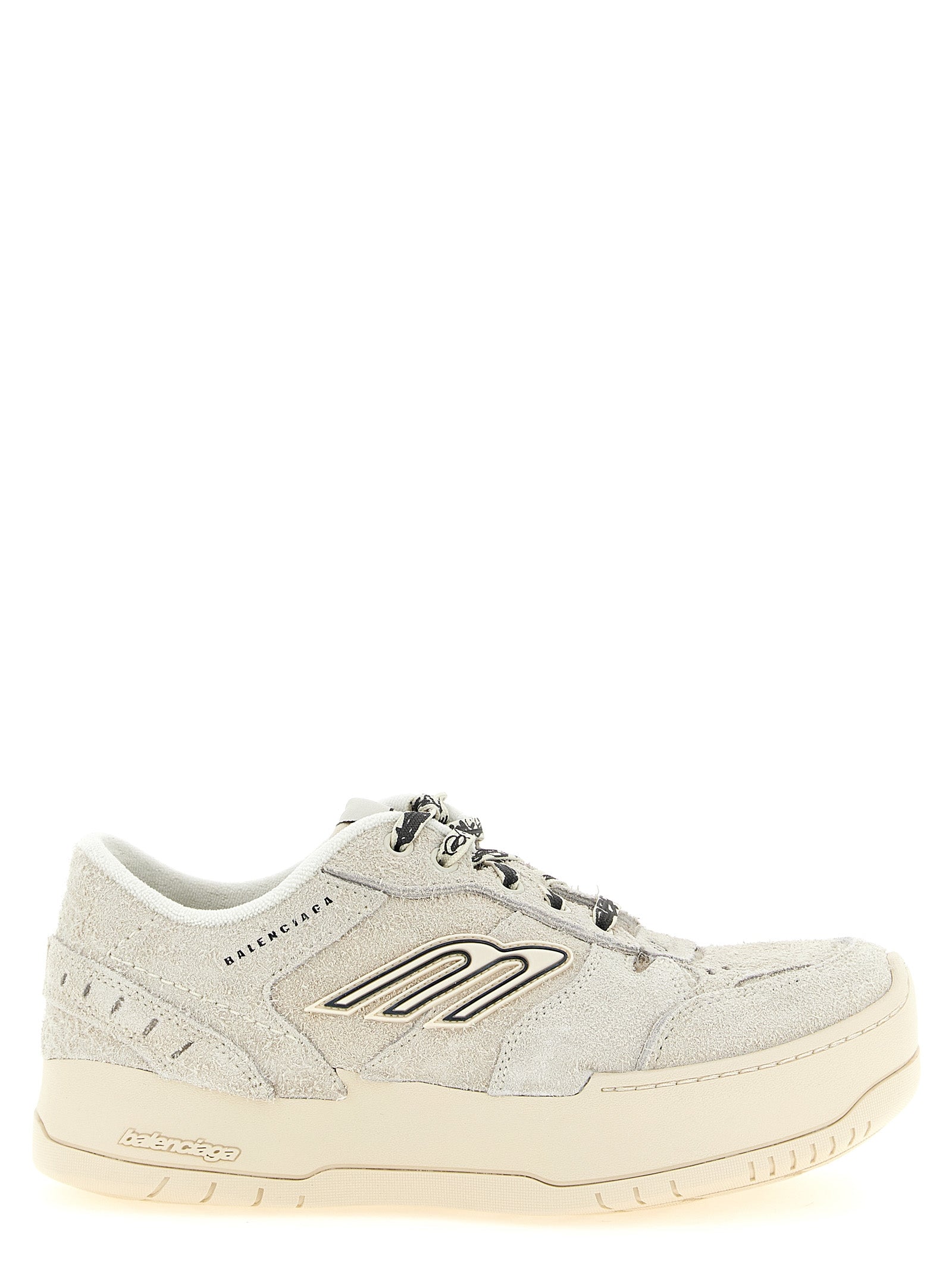 Balenciaga Beige Kalbsleder Plateau-Sneaker