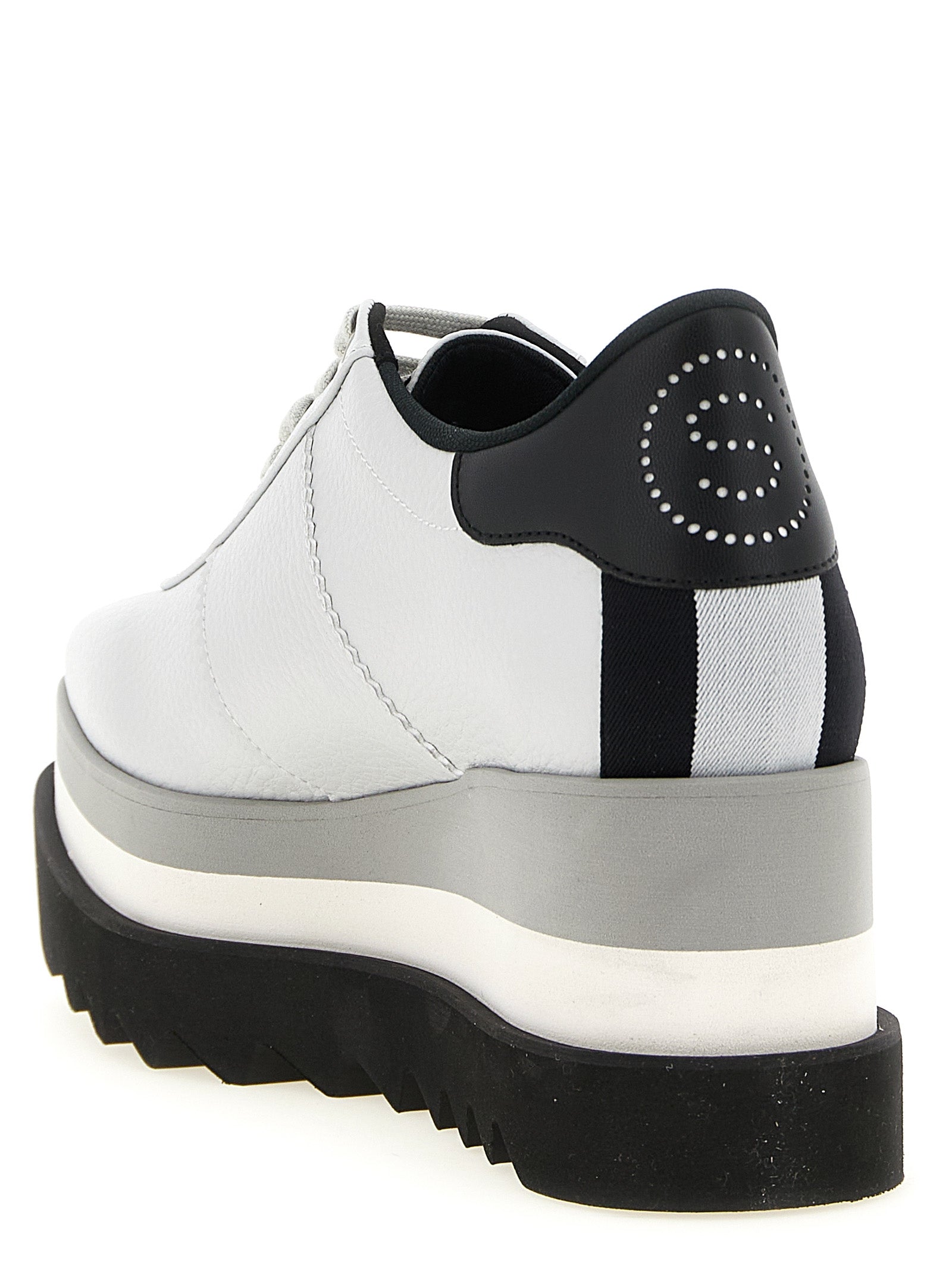 Stella McCartney Graue Keilsandalen aus Polyethylen