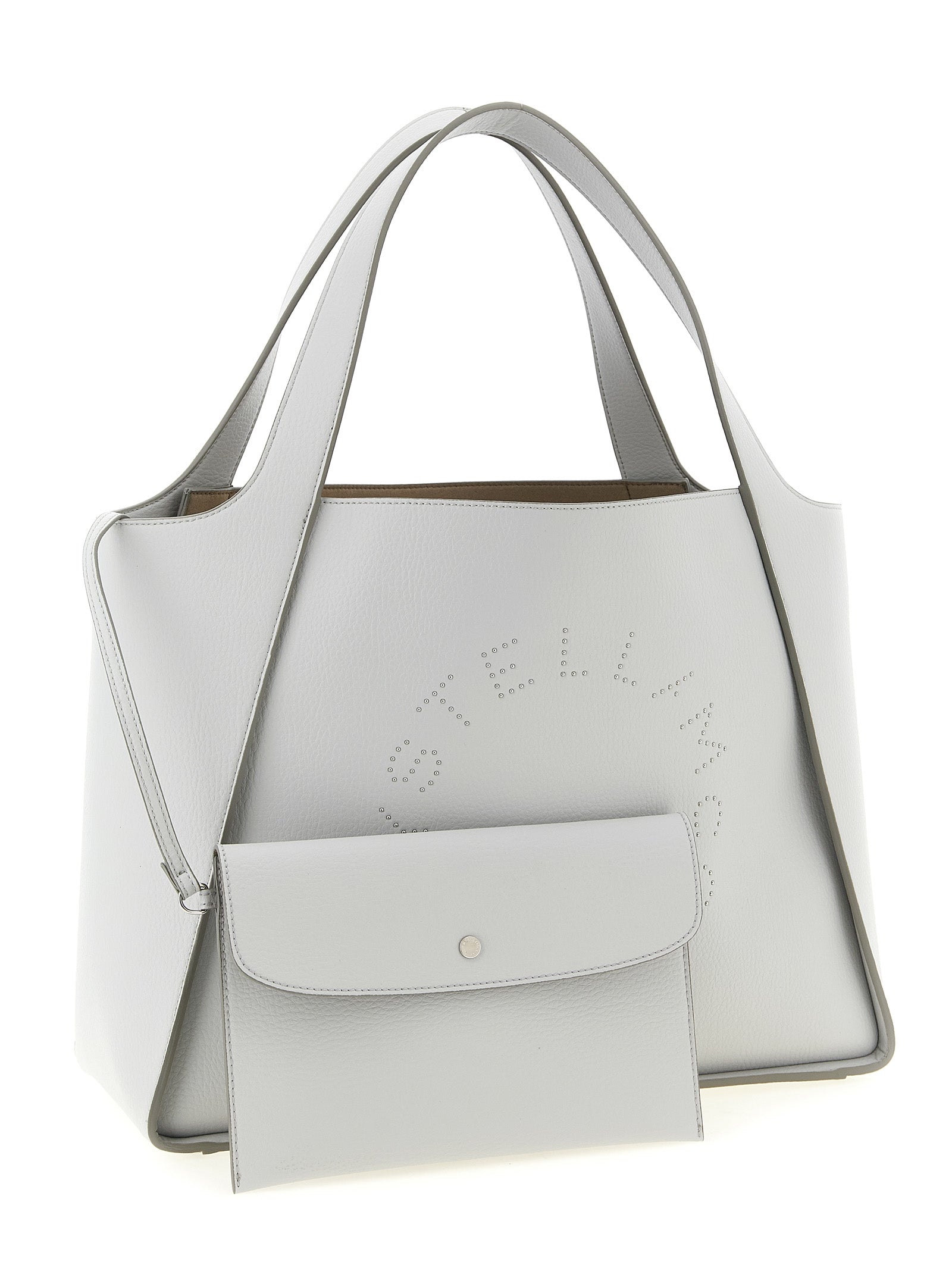 Stella McCartney Graue Tote Bag aus Polyamid