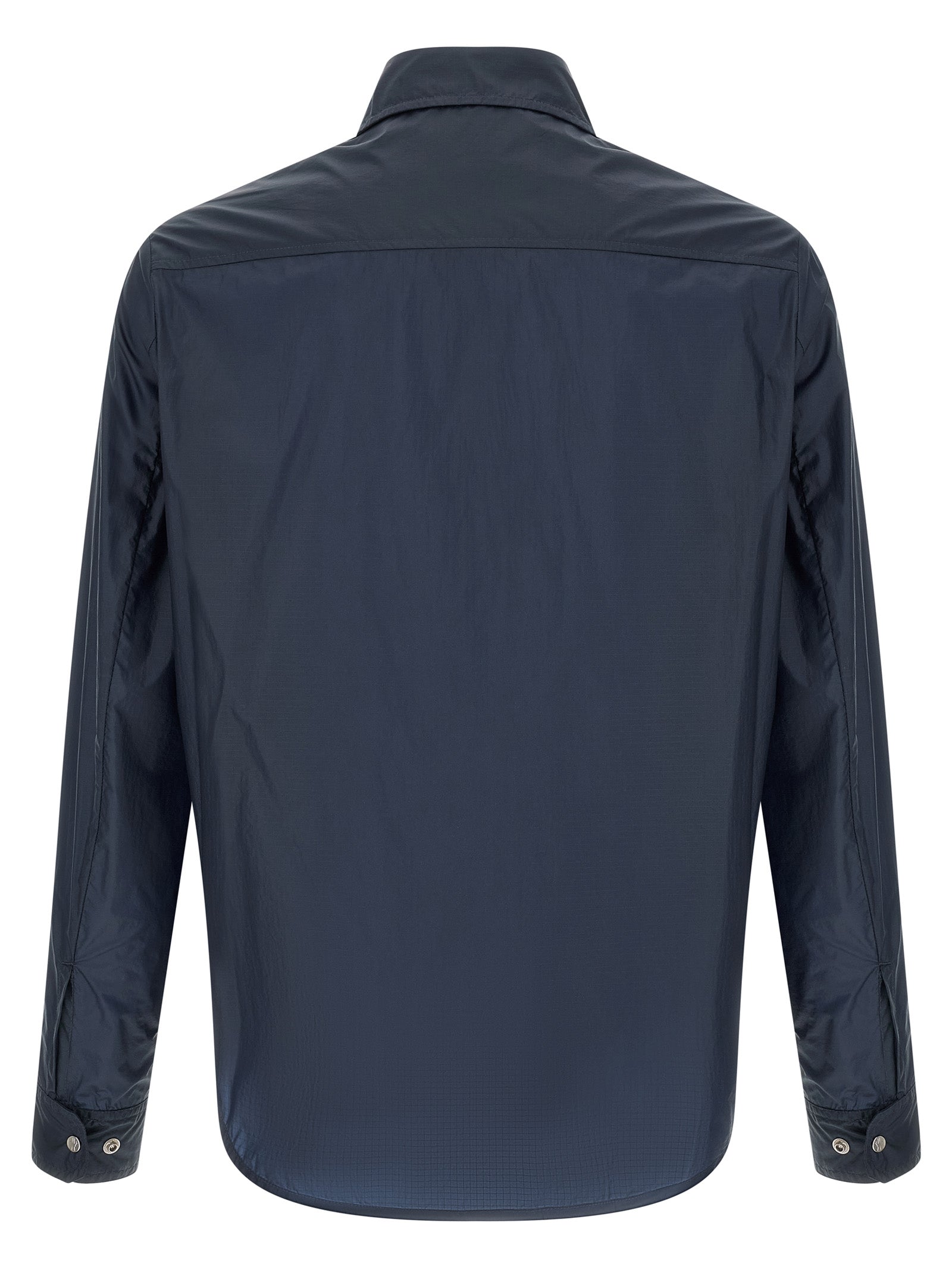 Moncler Blaue Polyamid-Bluse
