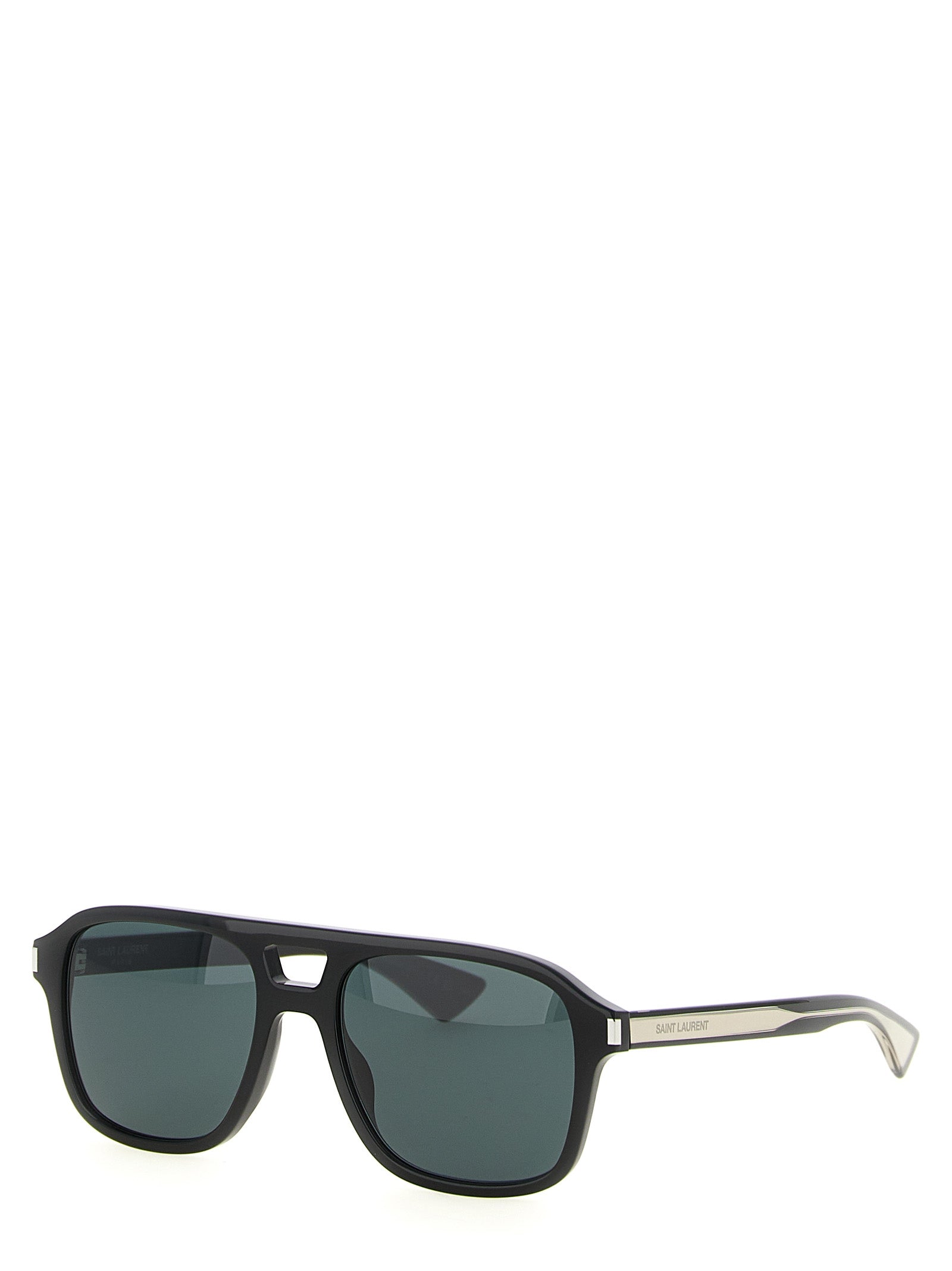 Saint Laurent Schwarze Sonnenbrille aus Acetat