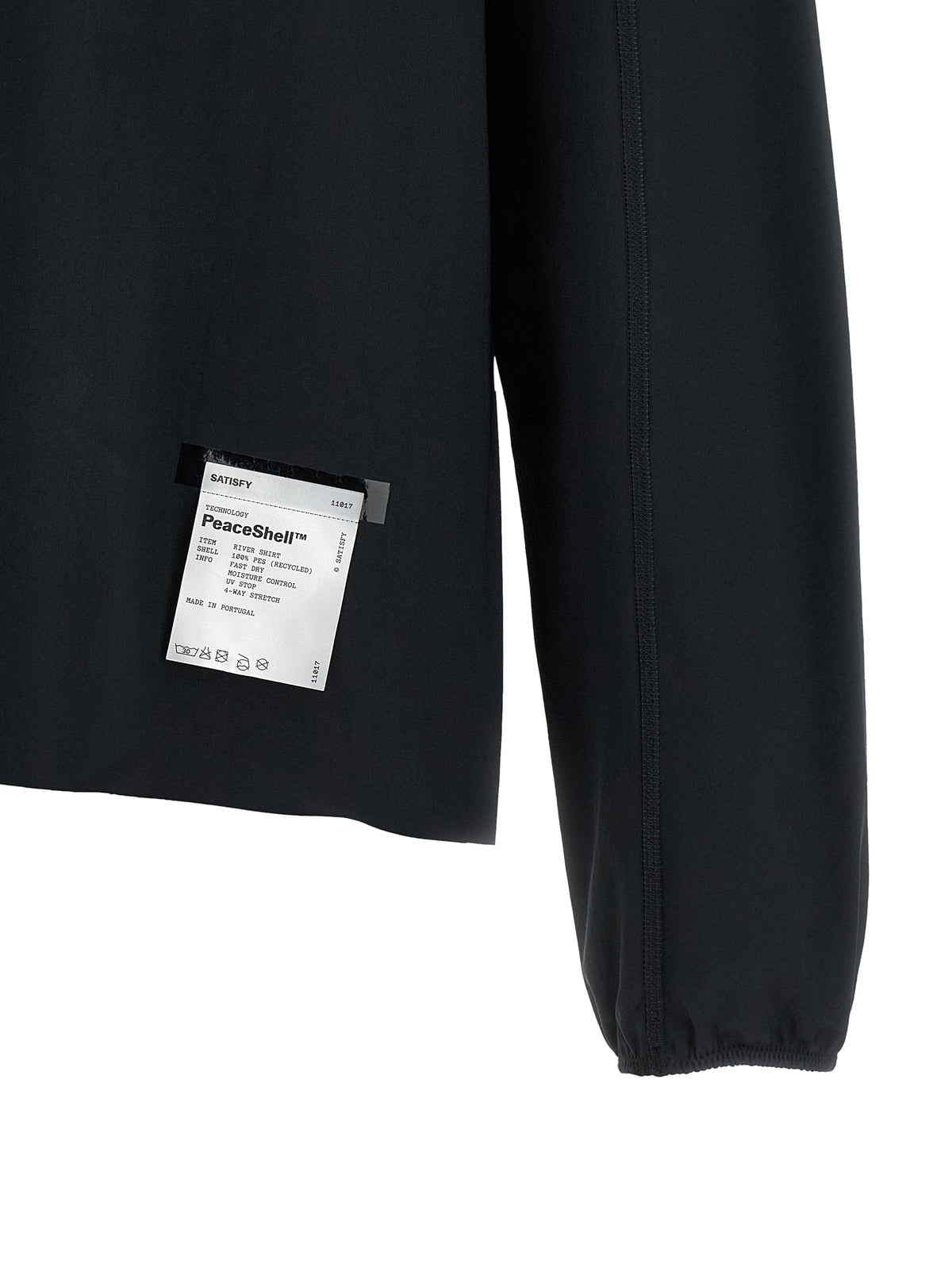 SATISFY Schwarze Bluse aus Polyester