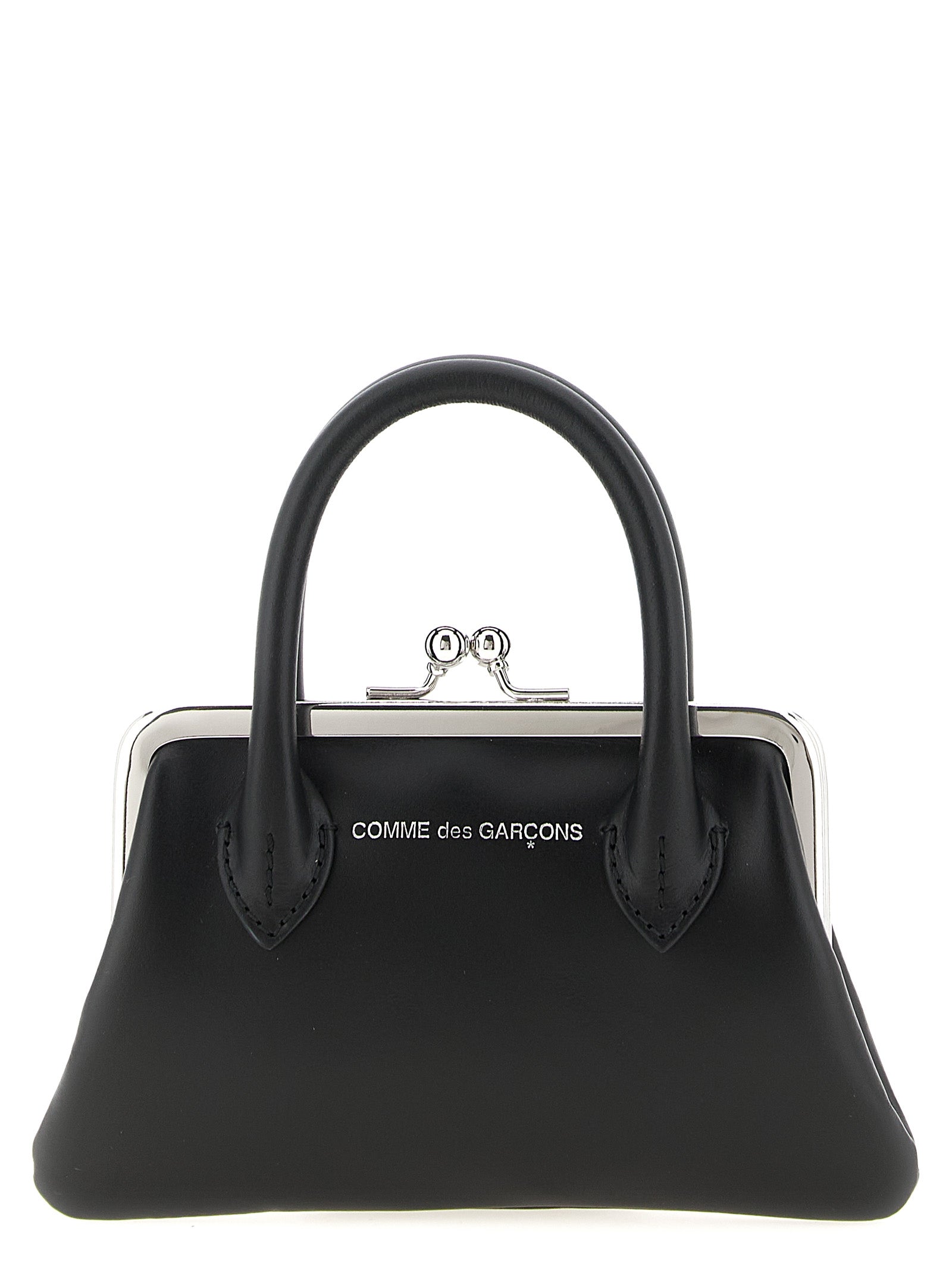 Comme Des Garçons Schwarzer Kartenhalter aus Rindsleder