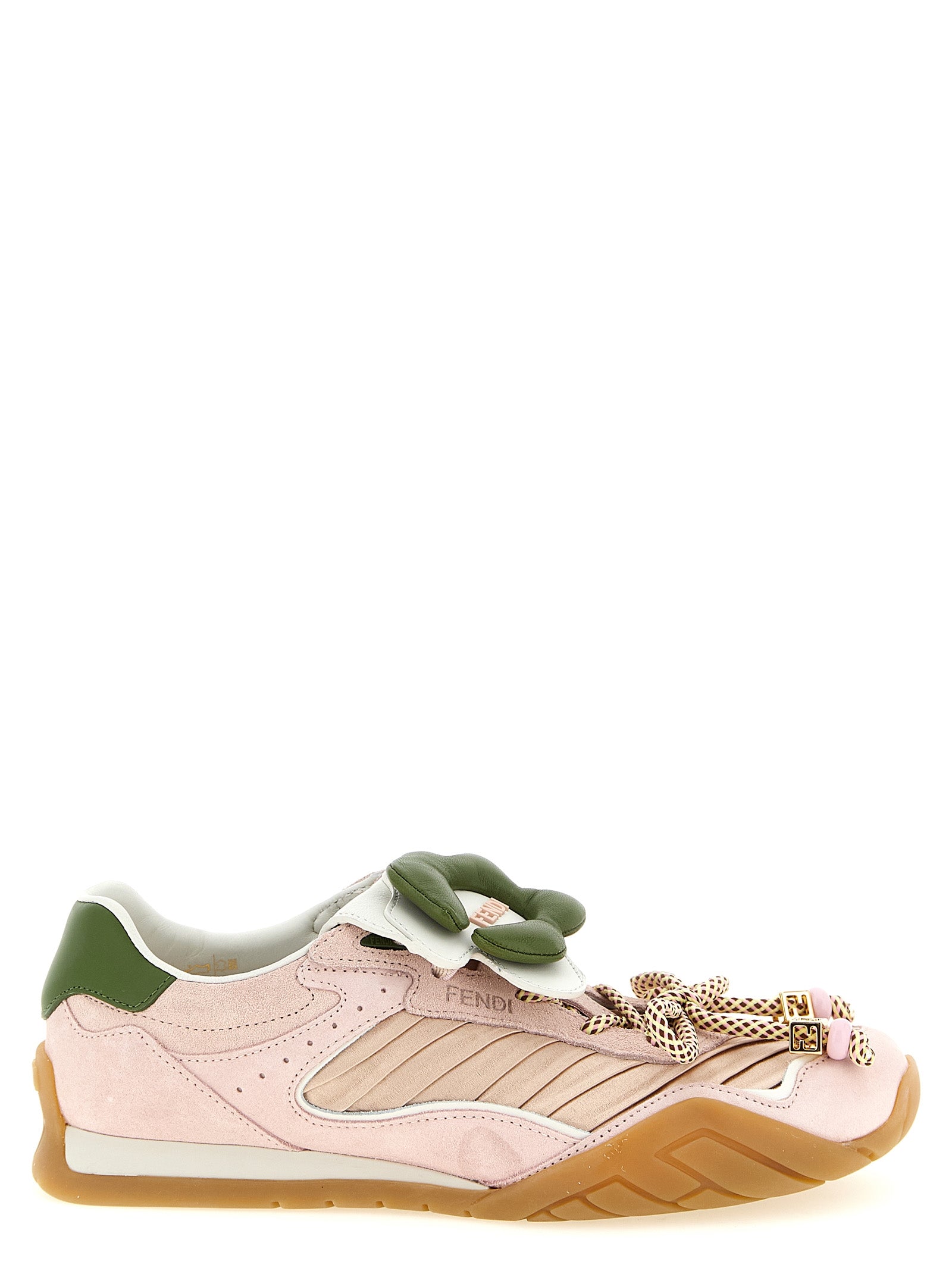 Fendi Bunte Sneaker aus Kalbsleder