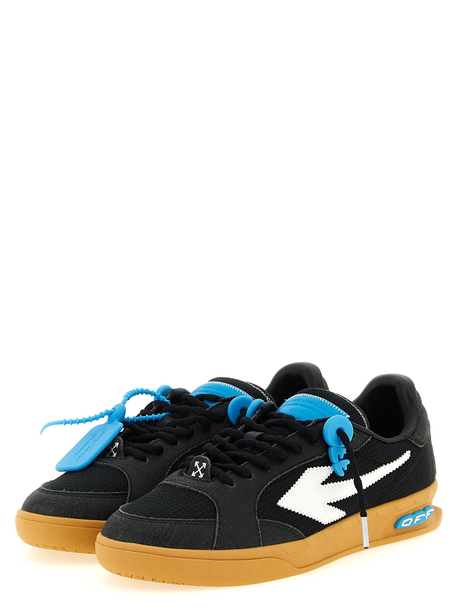 Off-White Schwarze Sneaker aus Polyester für sportliche Looks