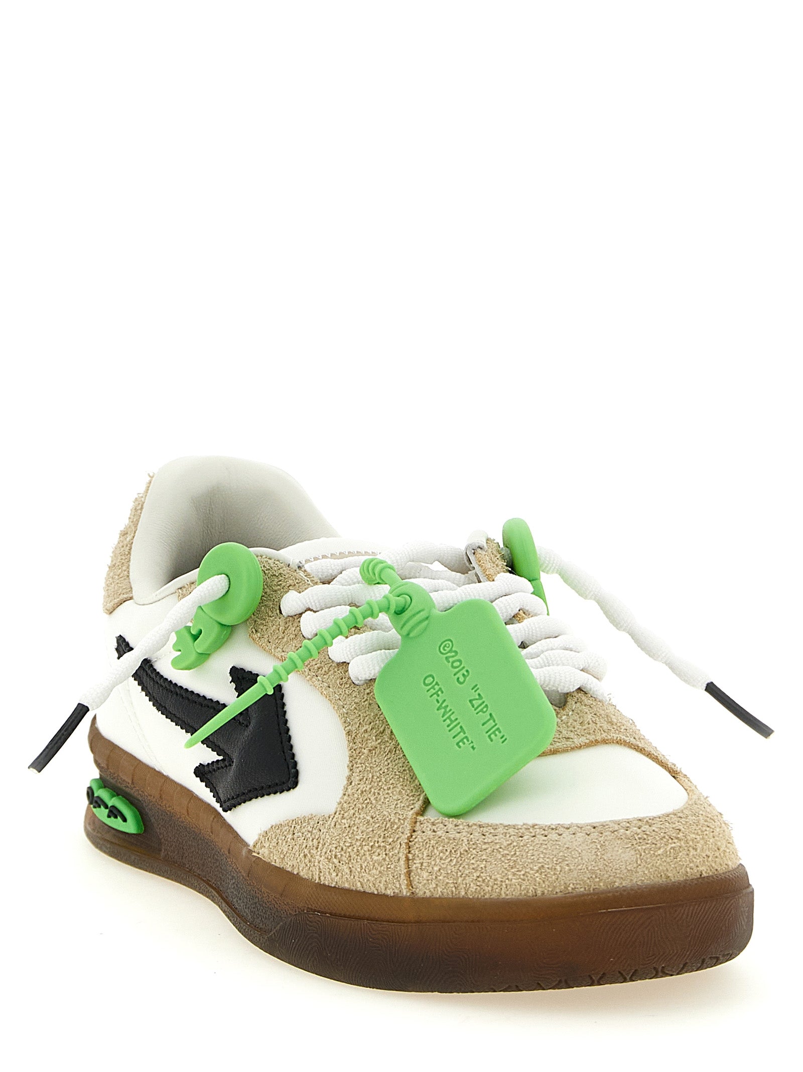 Off-White Mehrfarbige Nylon-Athletik-Sneaker