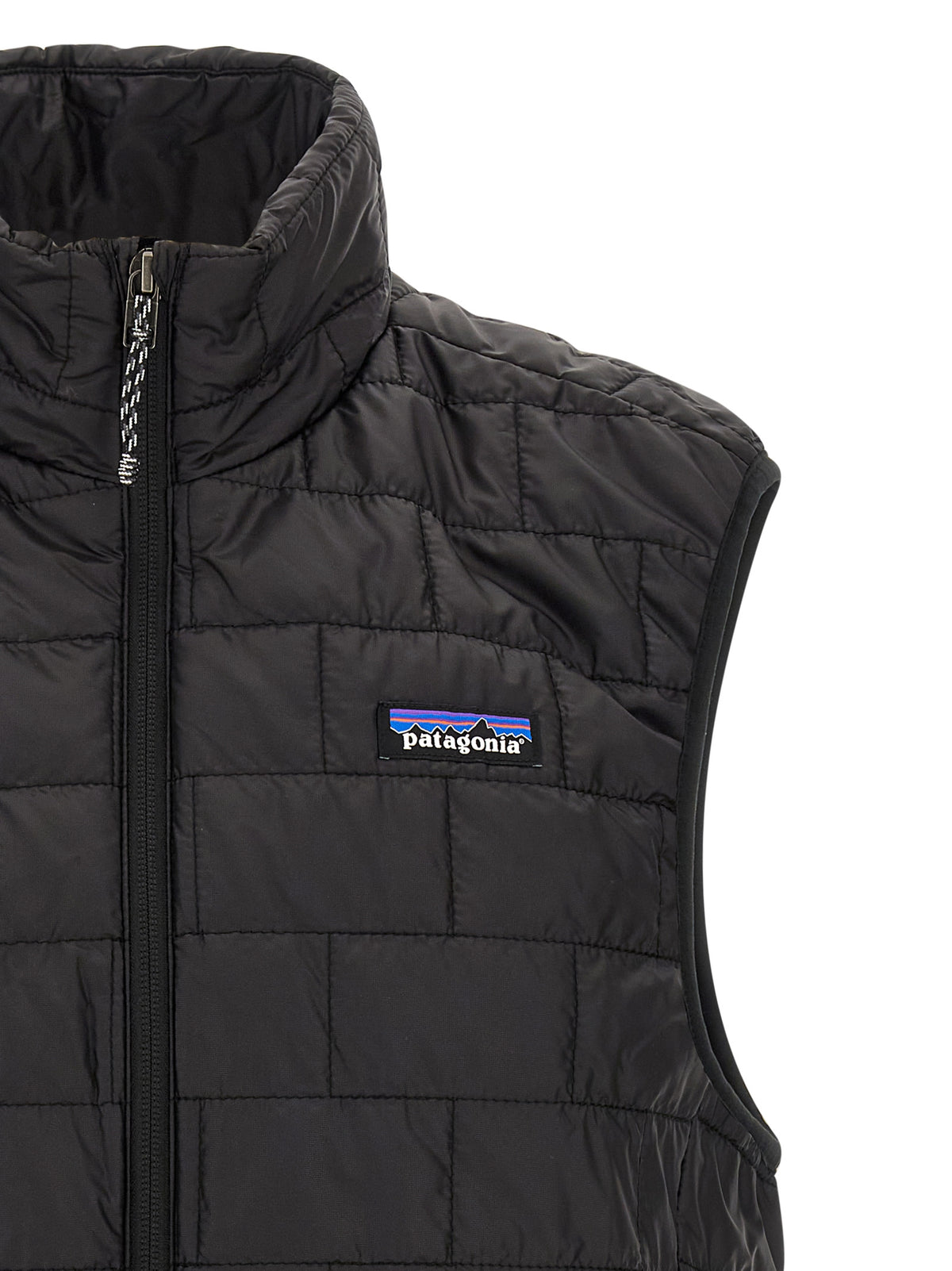 PATAGONIA Schwarze ärmellose Jacke aus Polyester