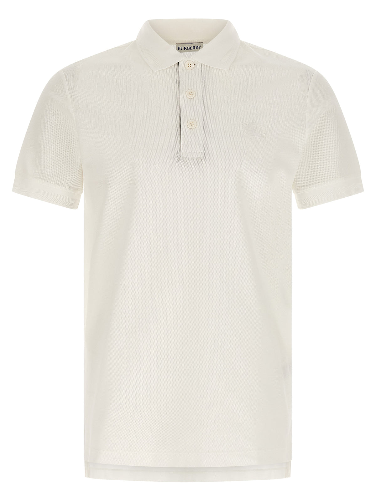 Burberry Weißes Poloshirt aus Baumwolle