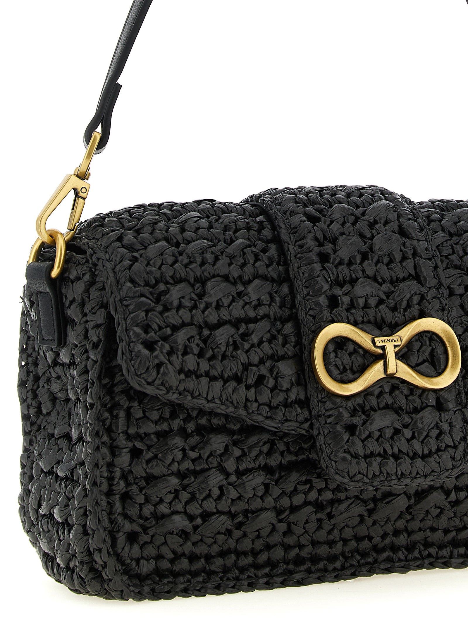 Twinset Schwarze Crossbody Bag aus Polypropylen