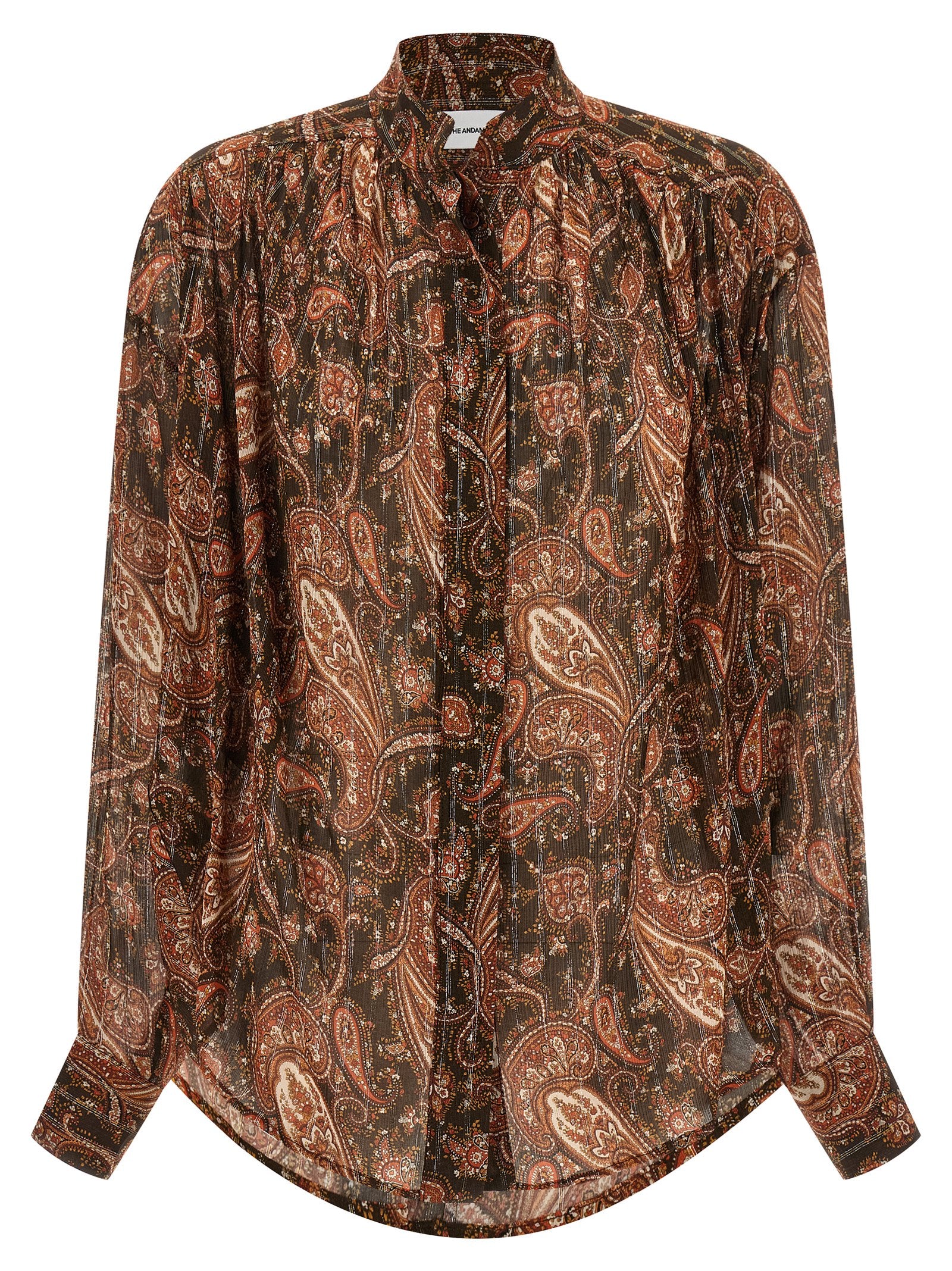 The Andamane Mehrfarbige Viskose-Bluse