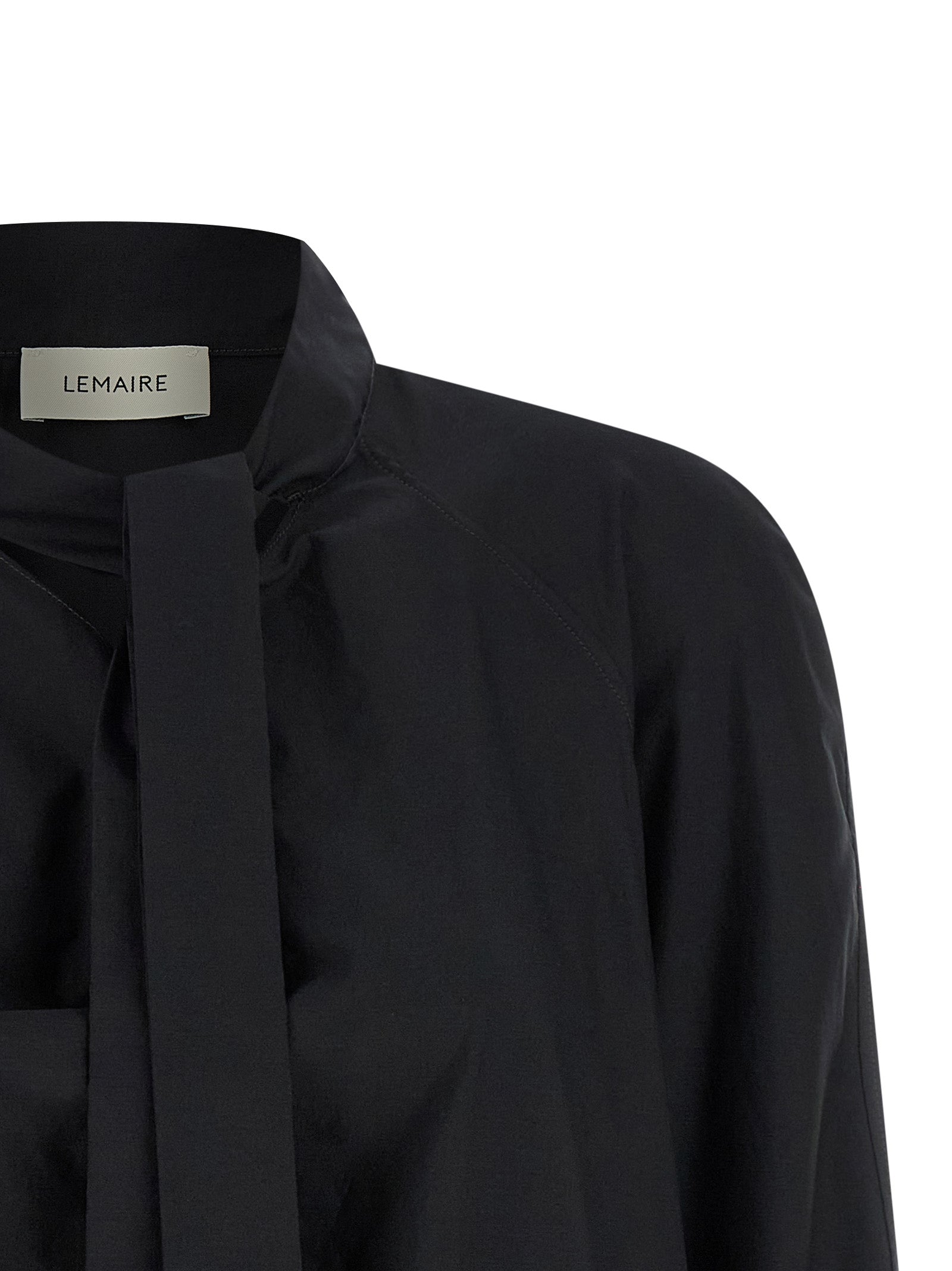 Lemaire Schwarze Baumwollbluse