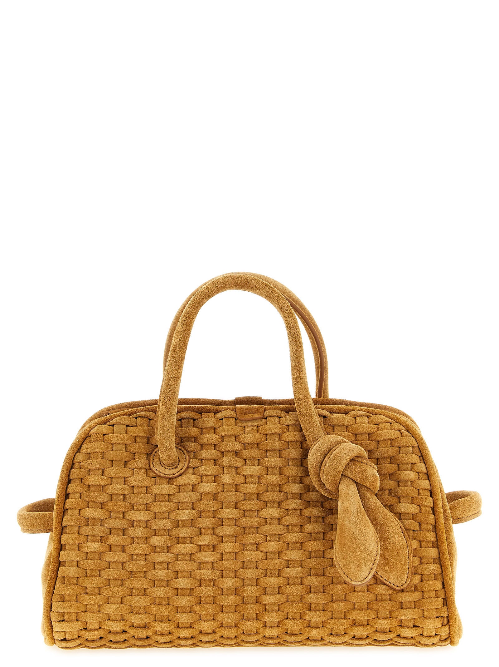 Jacquemus Beige Kalbsleder Handtasche
