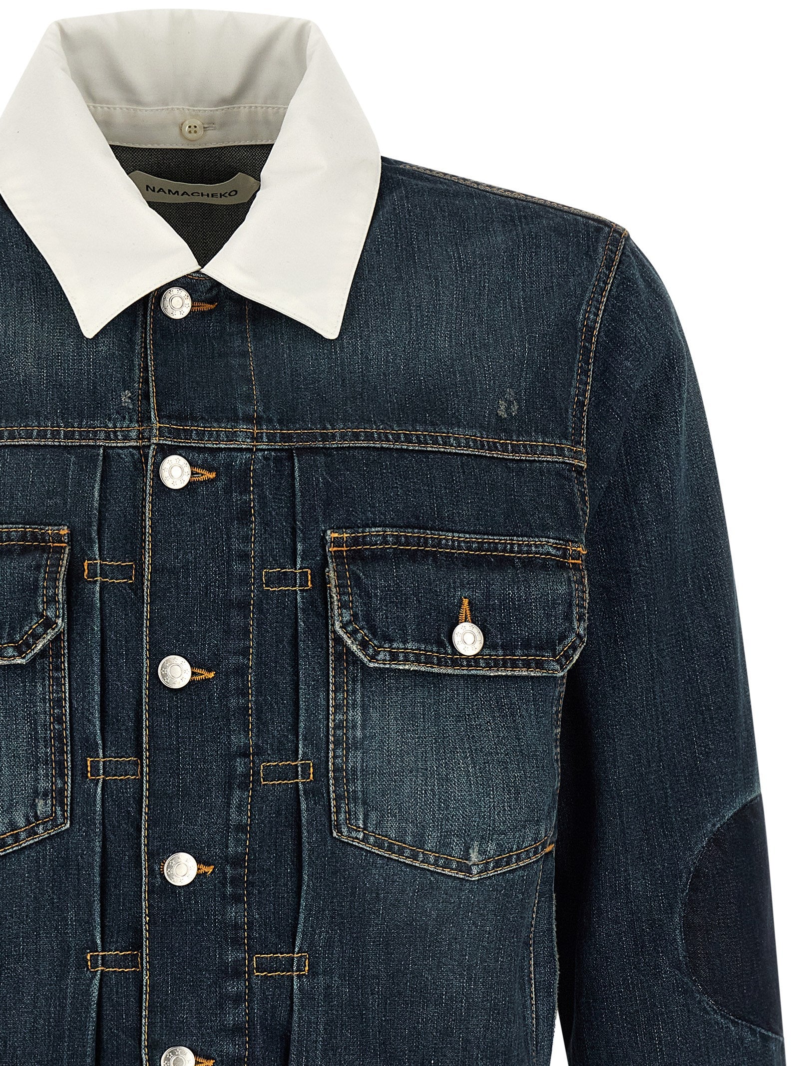 Namacheko Blaue Jeansjacke aus Baumwolle