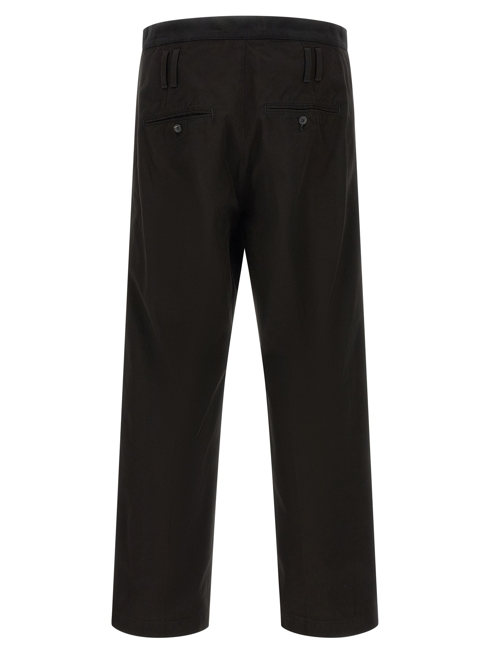 Namacheko Schwarze Baumwoll-Freizeithose