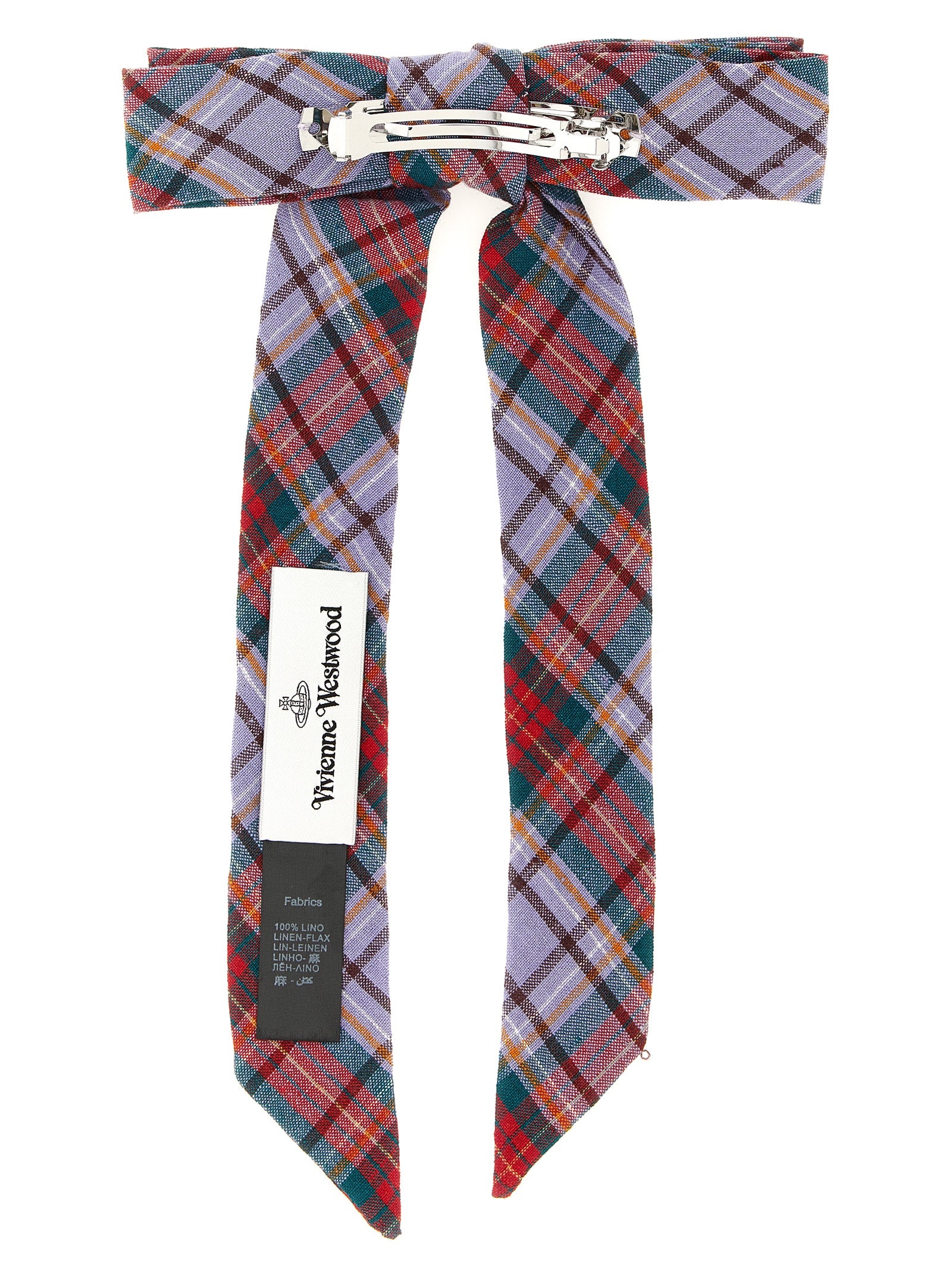 Vivienne Westwood Haarspange aus mehrfarbigem Leinen