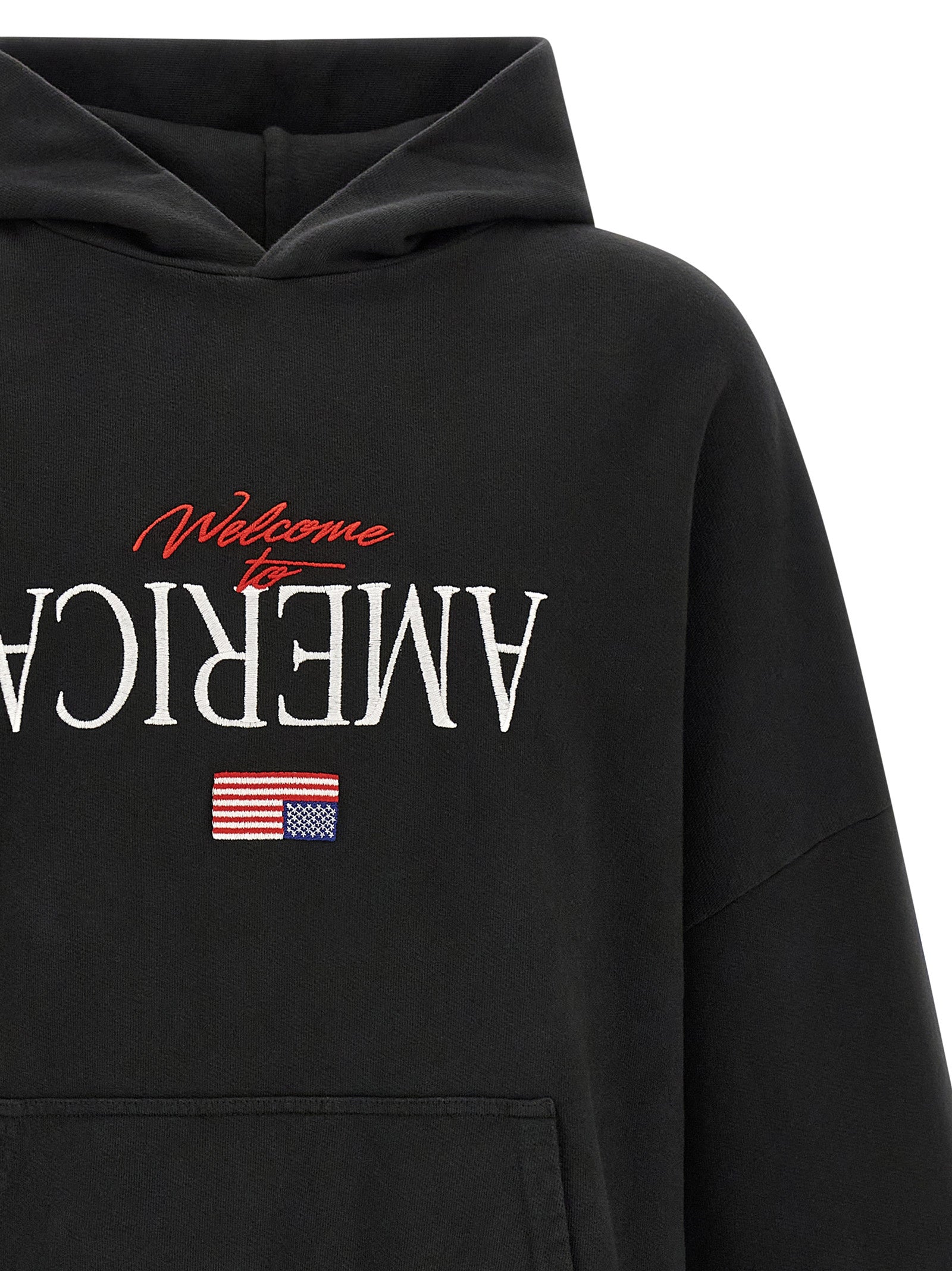 WILLY CHAVARRIA Schwarzer Baumwoll-Sweatshirt