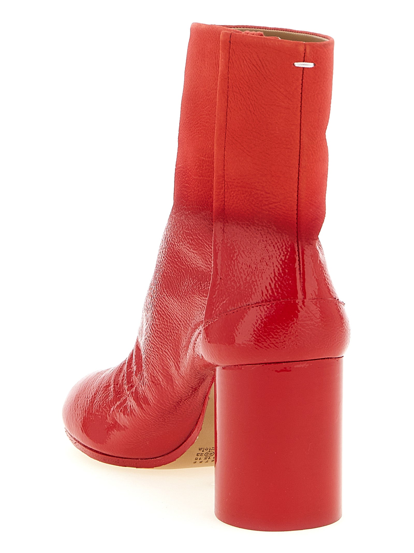 Maison Margiela Mehrfarbige Ankle Boots aus Rindsleder