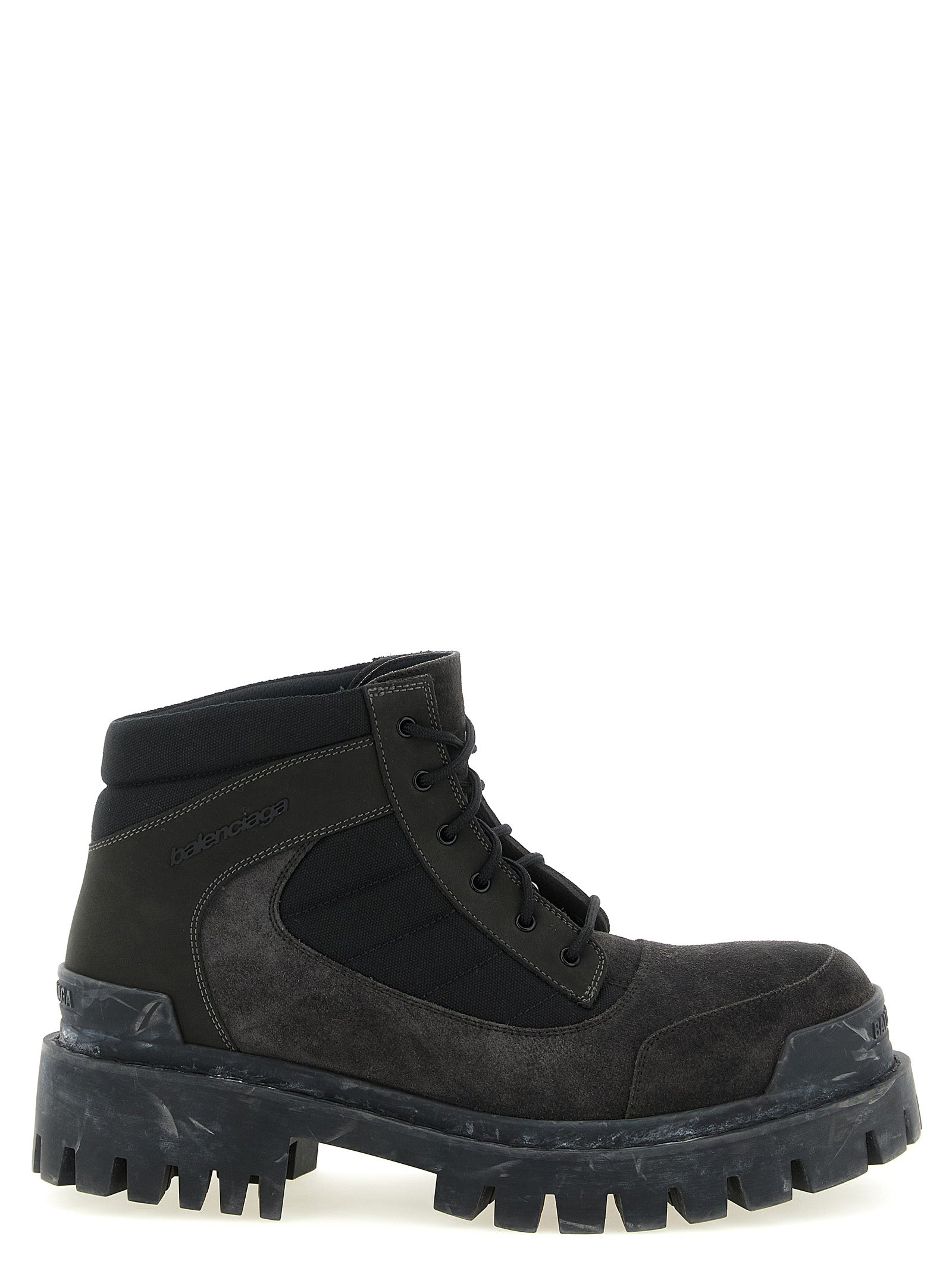 Balenciaga Ankle Boots aus braunem Kalbsleder