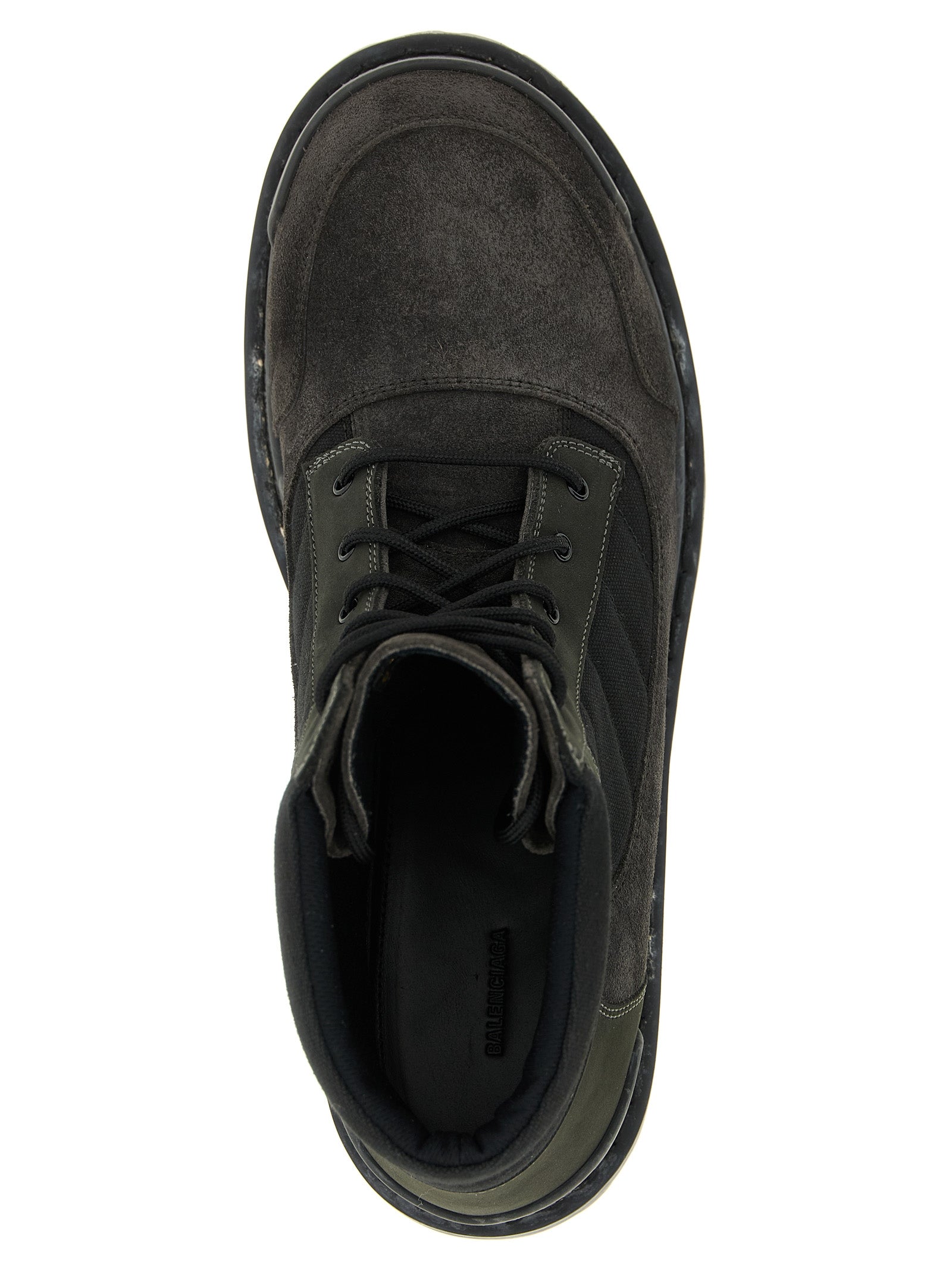 Balenciaga Ankle Boots aus braunem Kalbsleder