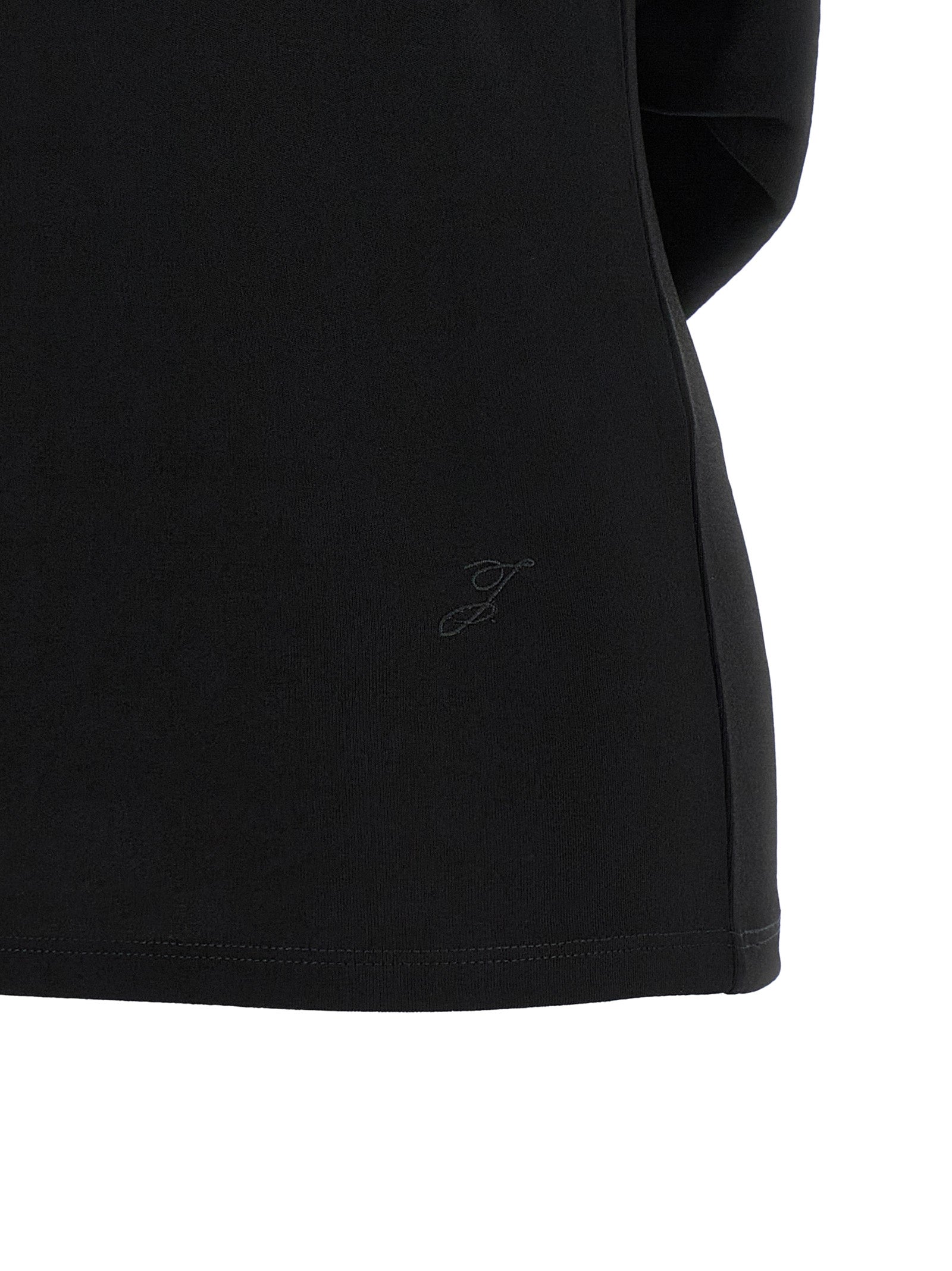 Jacquemus Schwarzes T-Shirt aus Viskose