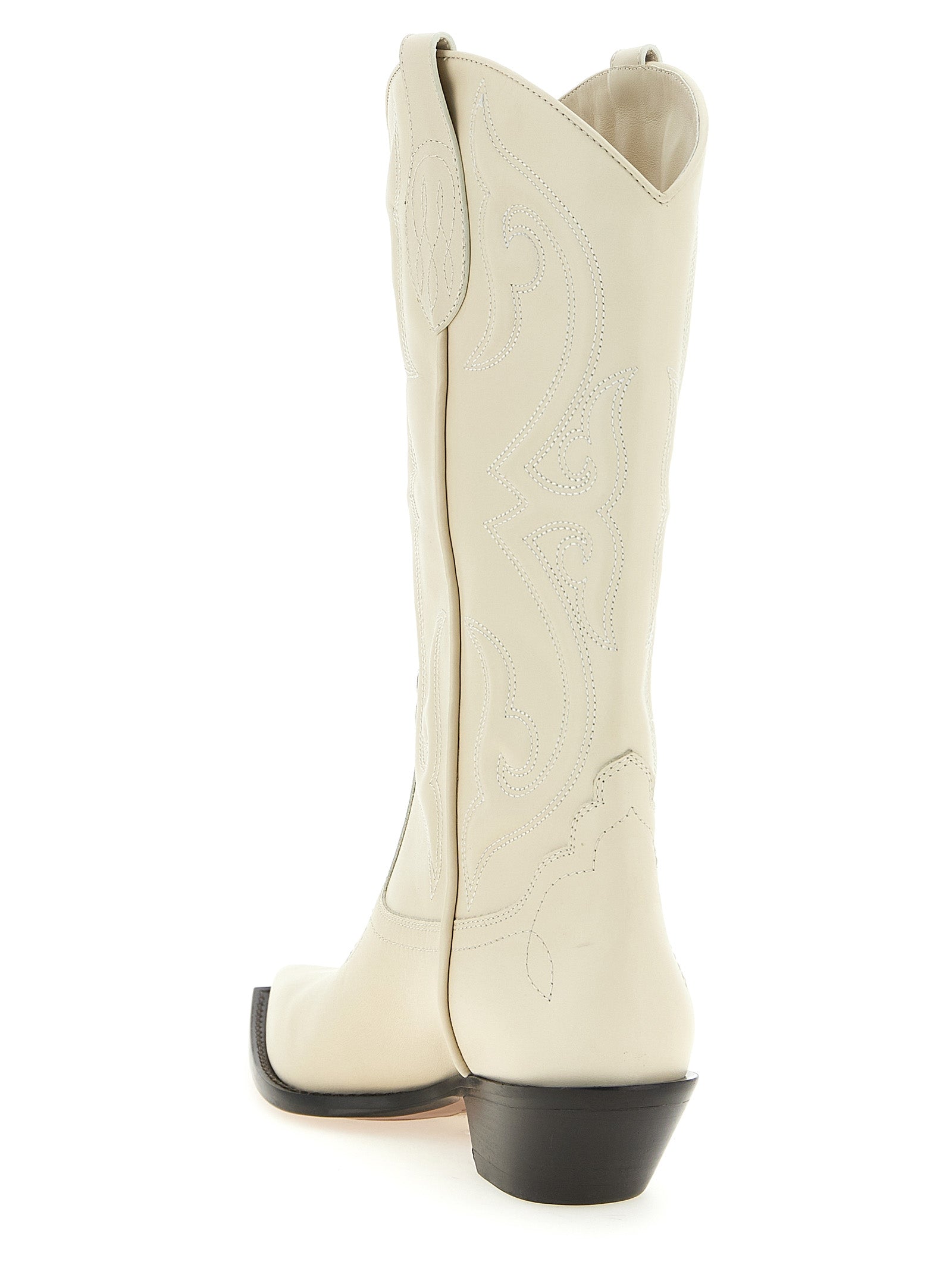 Sonora Weiße Chelsea Boots aus Kalbsleder