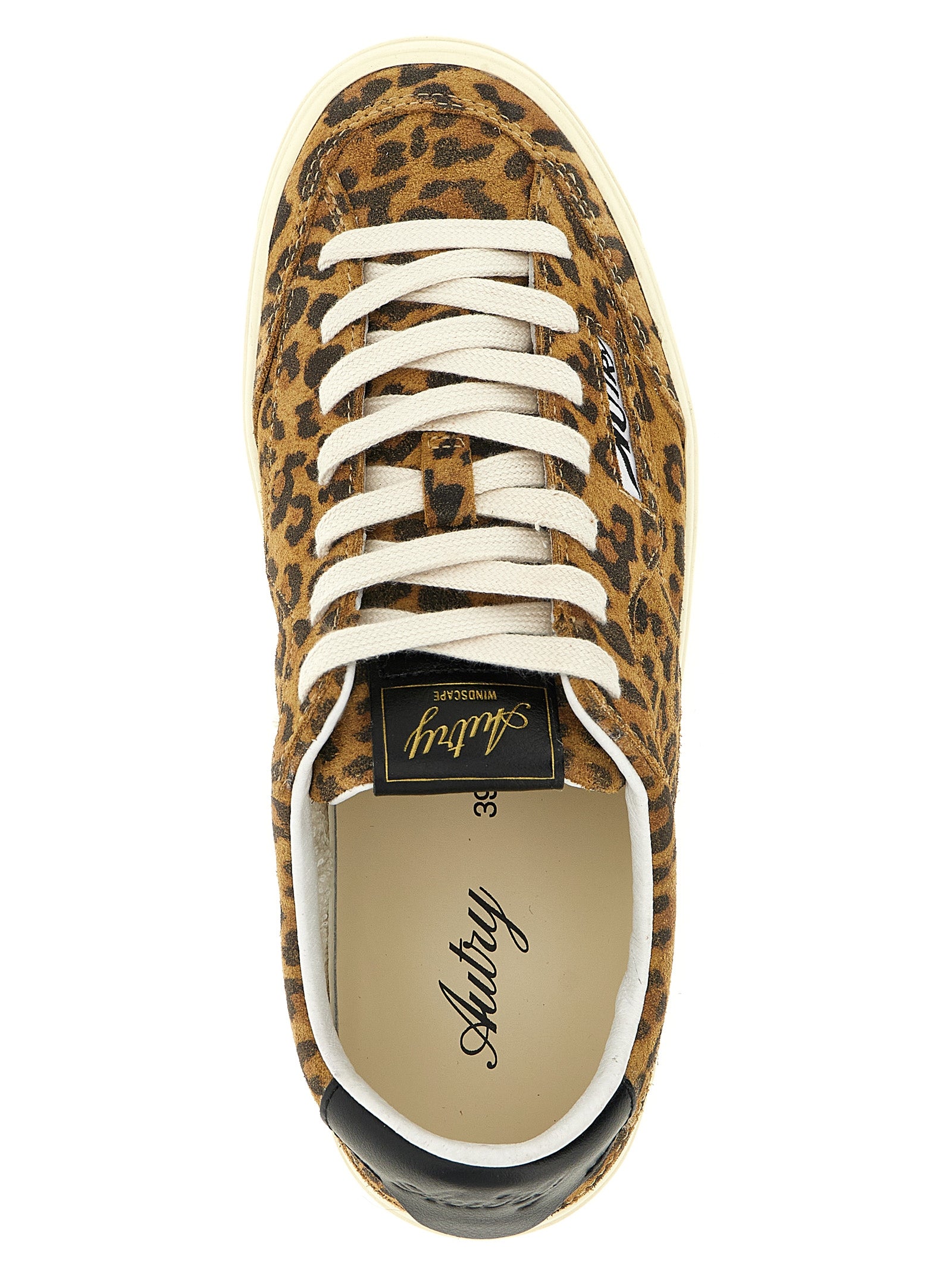 Autry Sneakers aus braunem Rindsleder, Low-Top