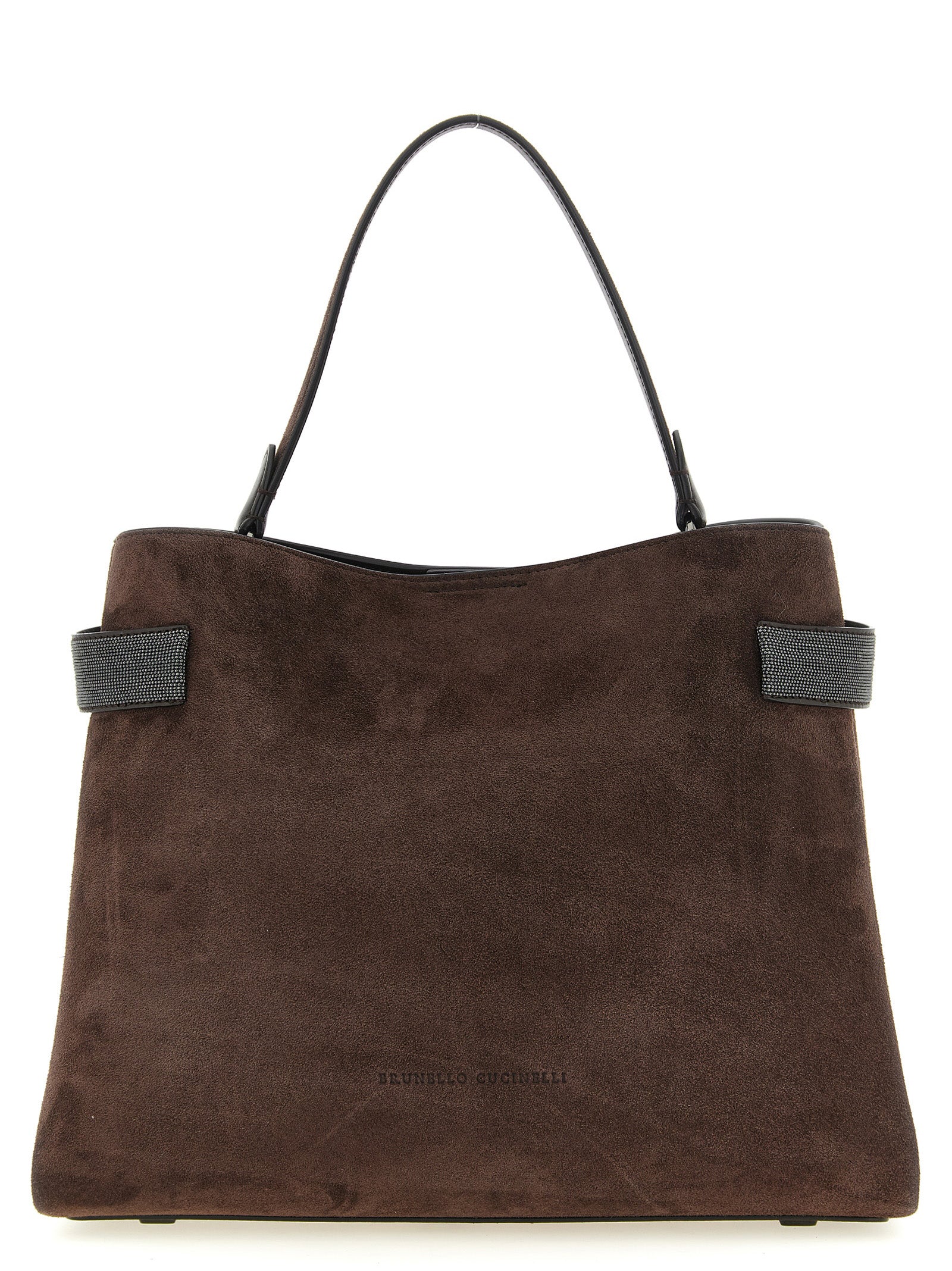 Brunello Cucinelli Braune Kalbsleder-Handtasche