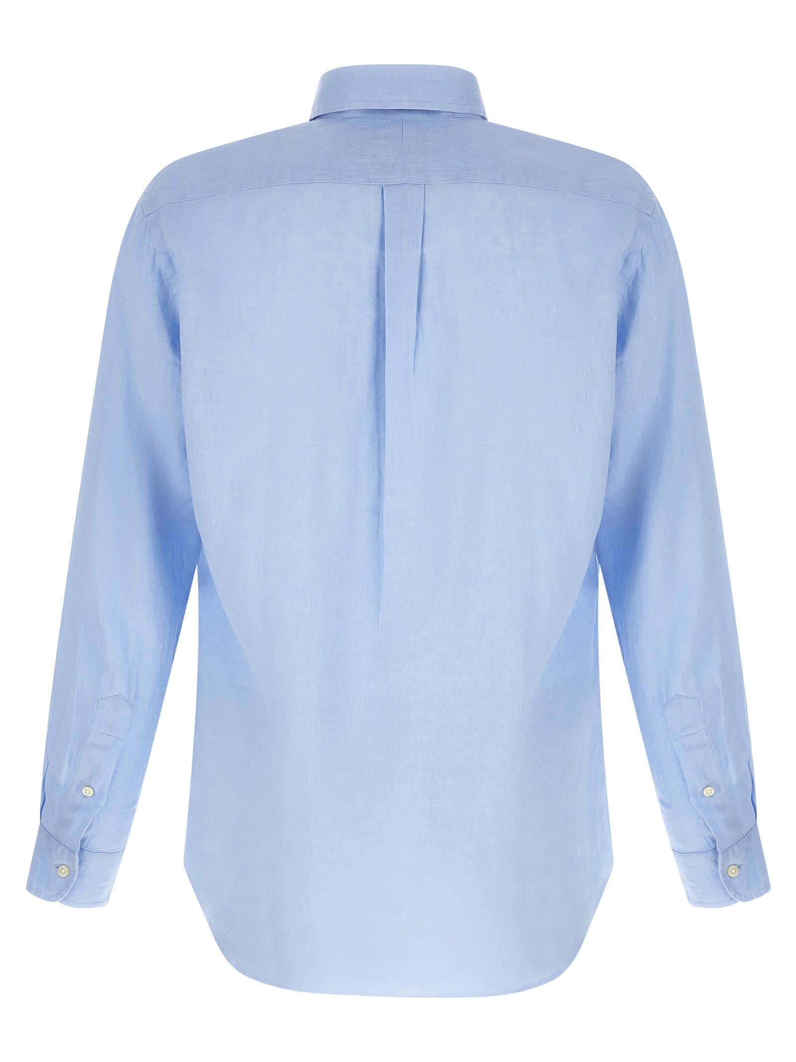 Polo Ralph Lauren Blaue Leinenbluse