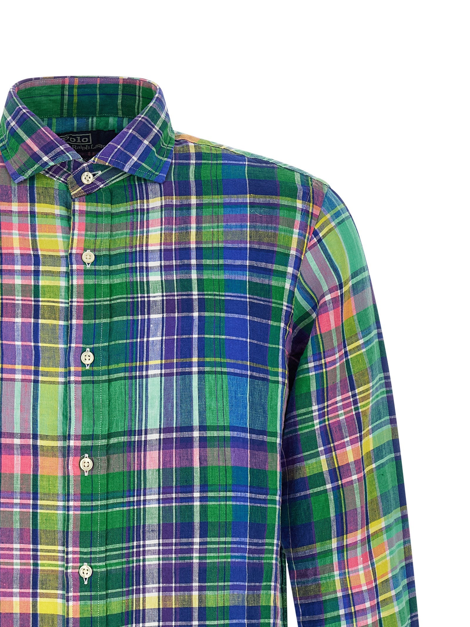Polo Ralph Lauren Mehrfarbige Leinenbluse