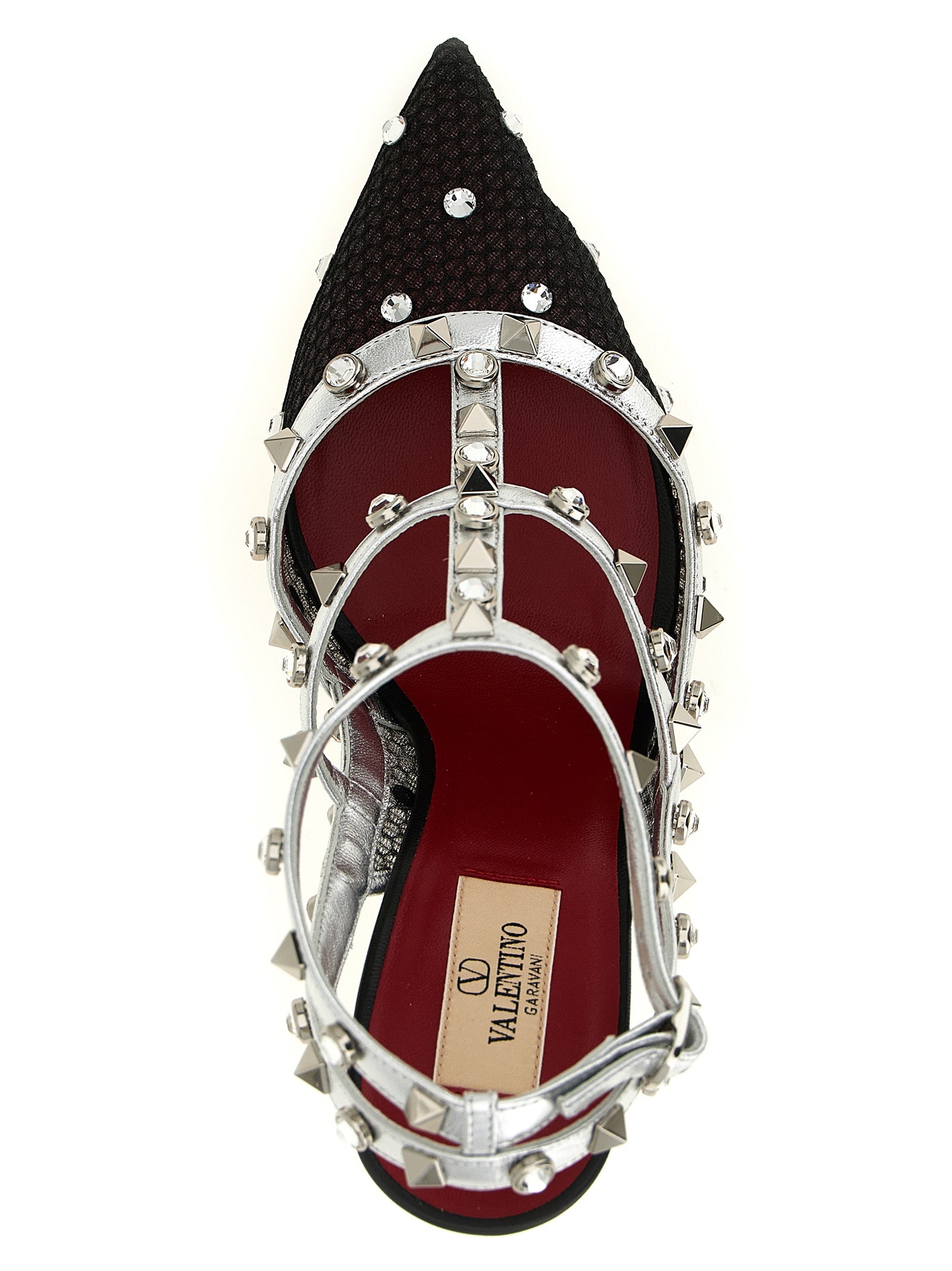 Valentino Garavani Mehrfarbige Pumps aus Polyester mit hohen Absätzen