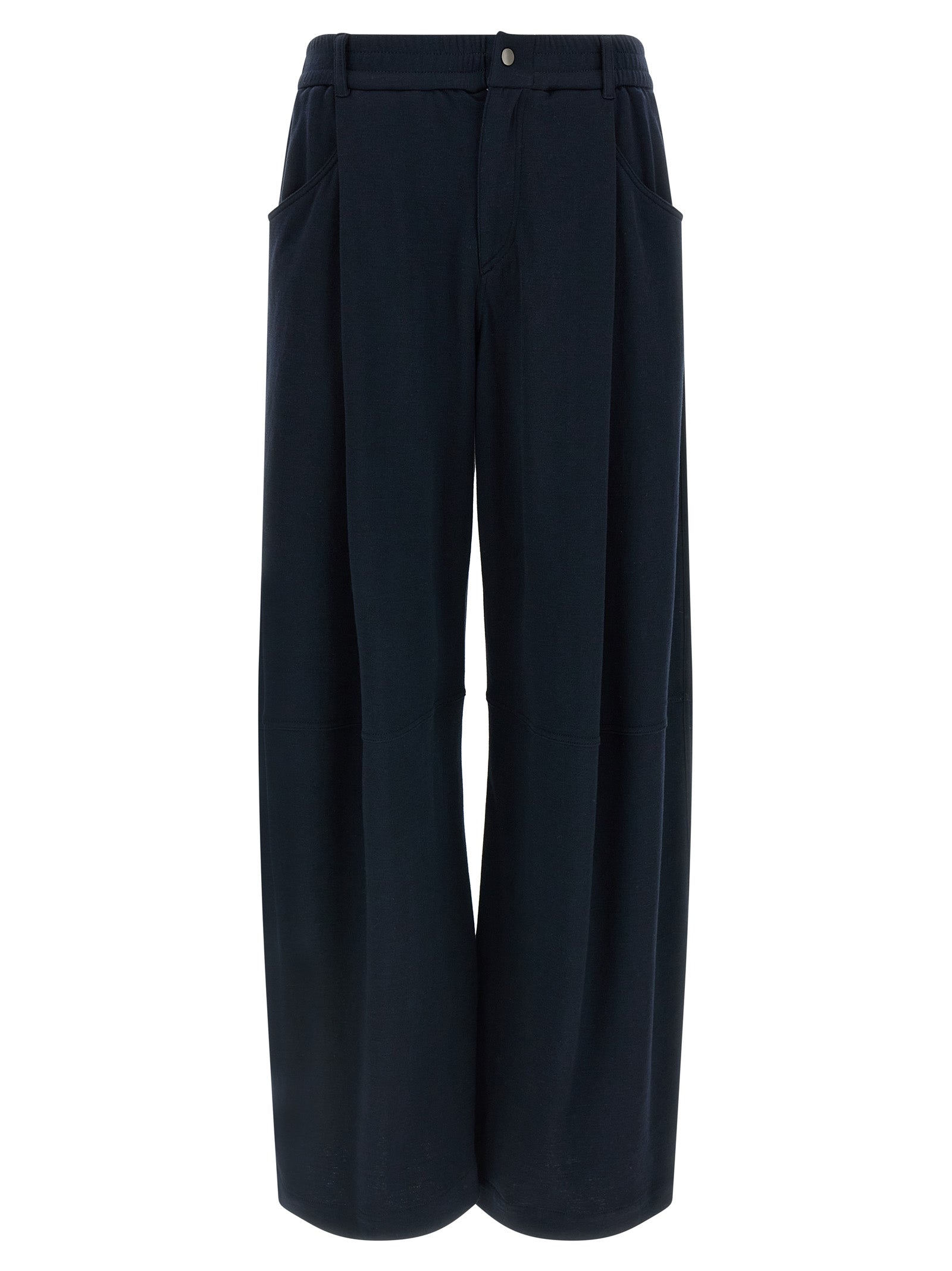 Brunello Cucinelli Blaue Baumwoll-Freizeithose