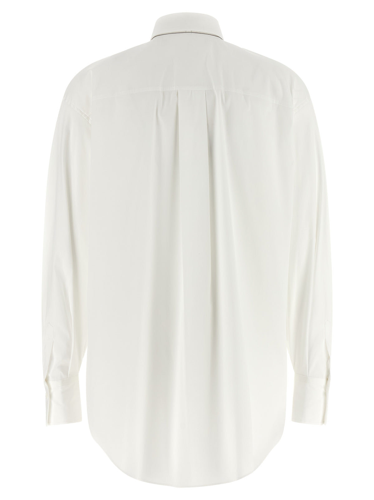 Brunello Cucinelli Weiße Baumwollbluse