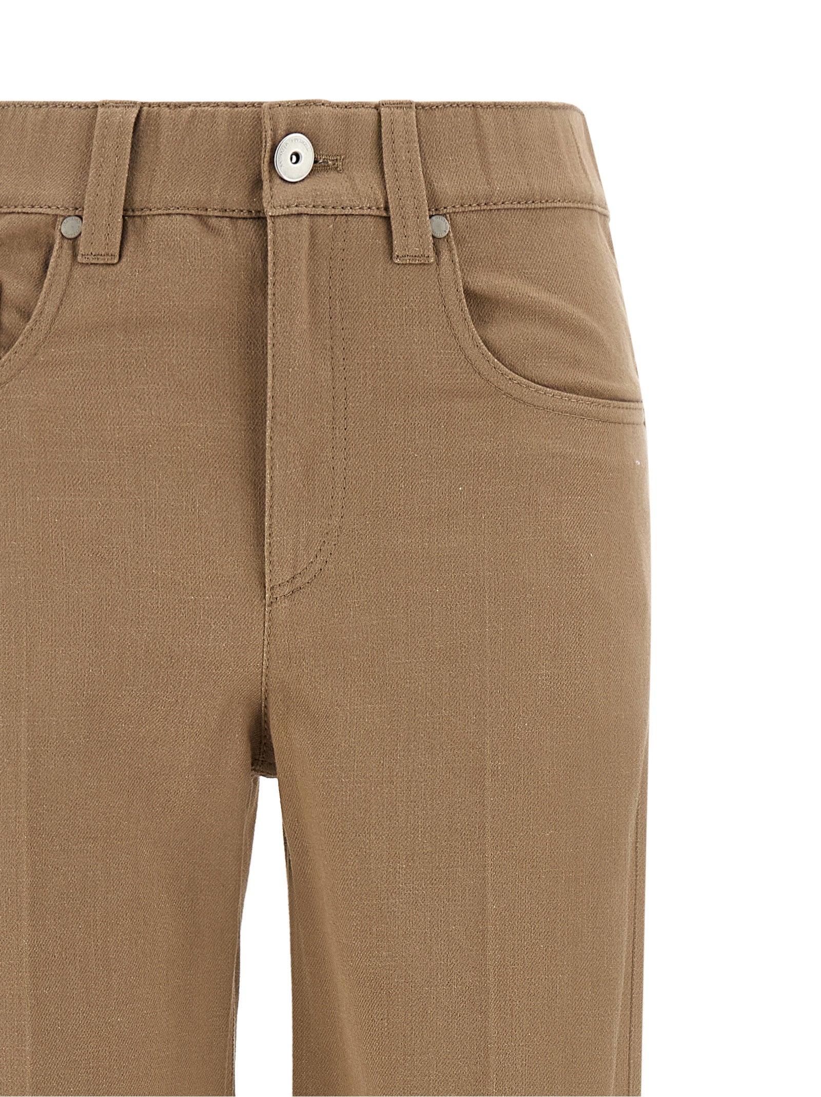 Brunello Cucinelli Beige Baumwolljeans Denim