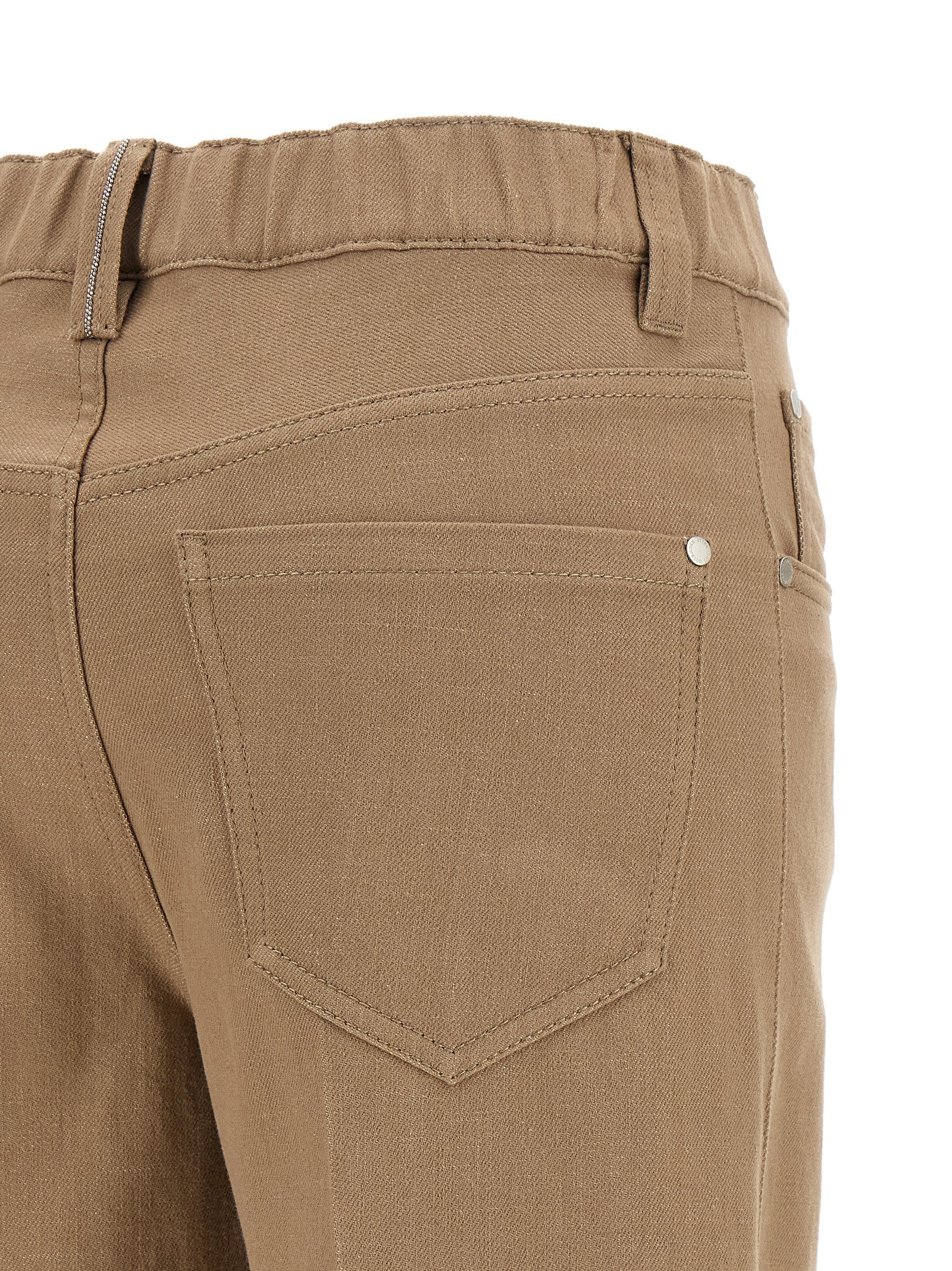 Brunello Cucinelli Beige Baumwolljeans Denim