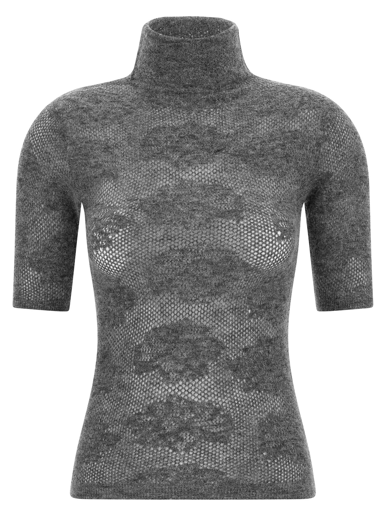 Brunello Cucinelli Grauer Seiden-Cardigan
