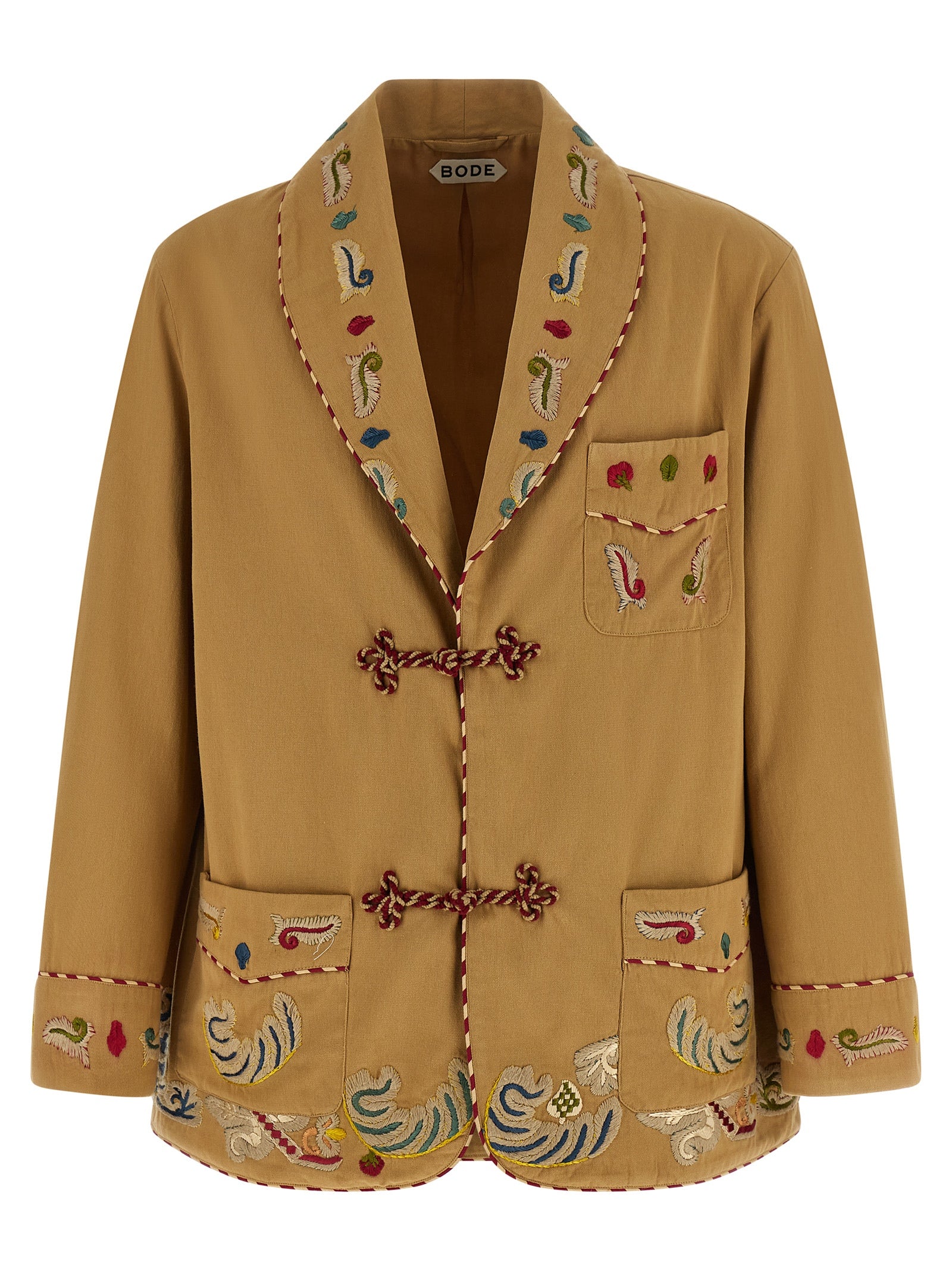 BODE Beige Baumwollblazer