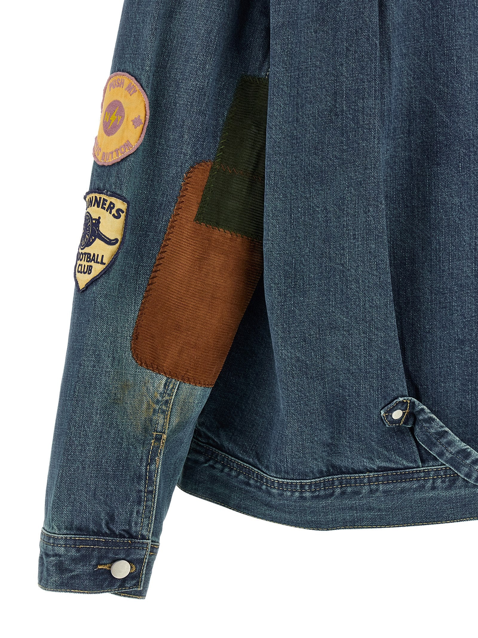 FOUND Blaue Jeansjacke aus Baumwolle