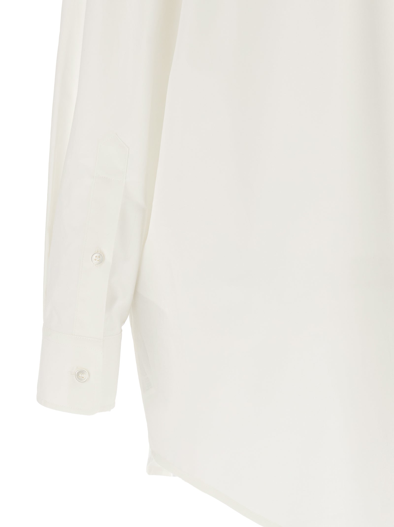 MM6 Maison Margiela Weiße Baumwollbluse