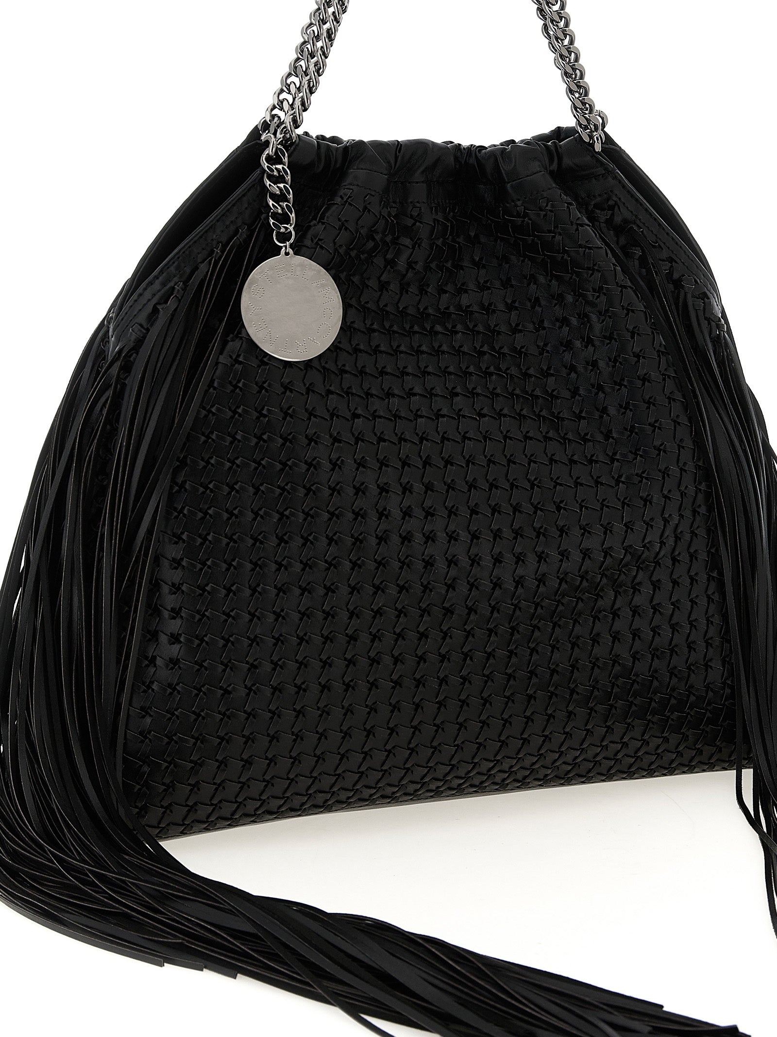 Stella McCartney Schwarze Schultertasche aus Polyamid