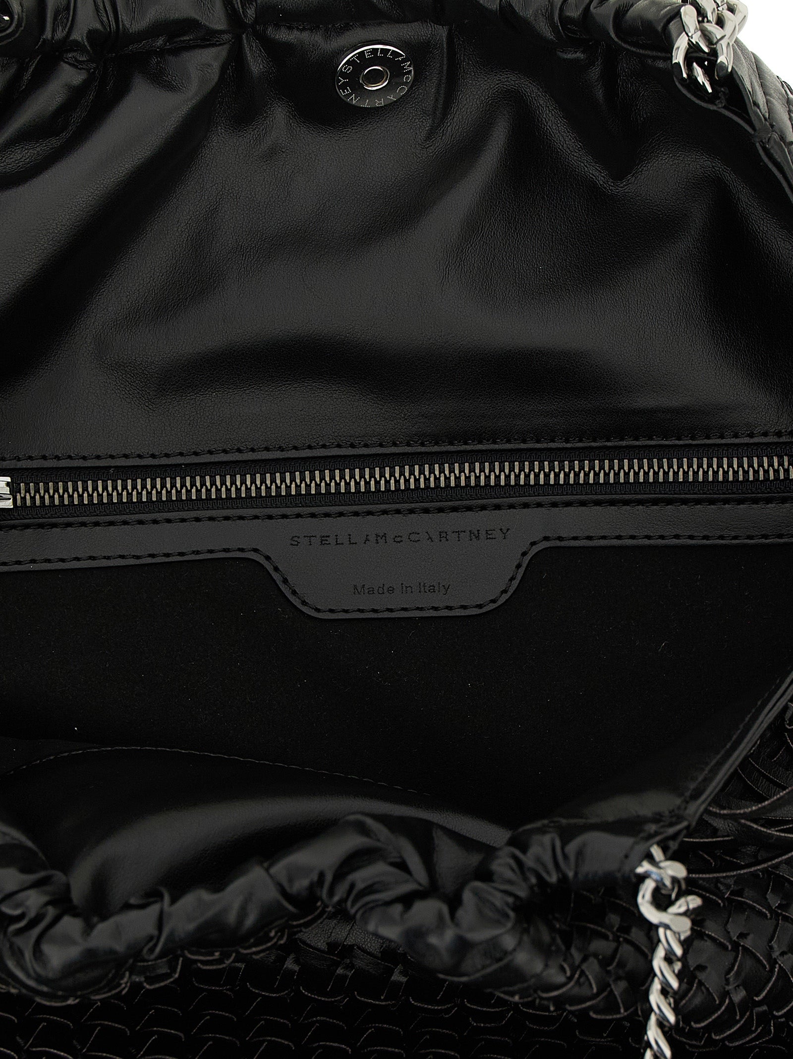 Stella McCartney Schwarze Schultertasche aus Polyamid