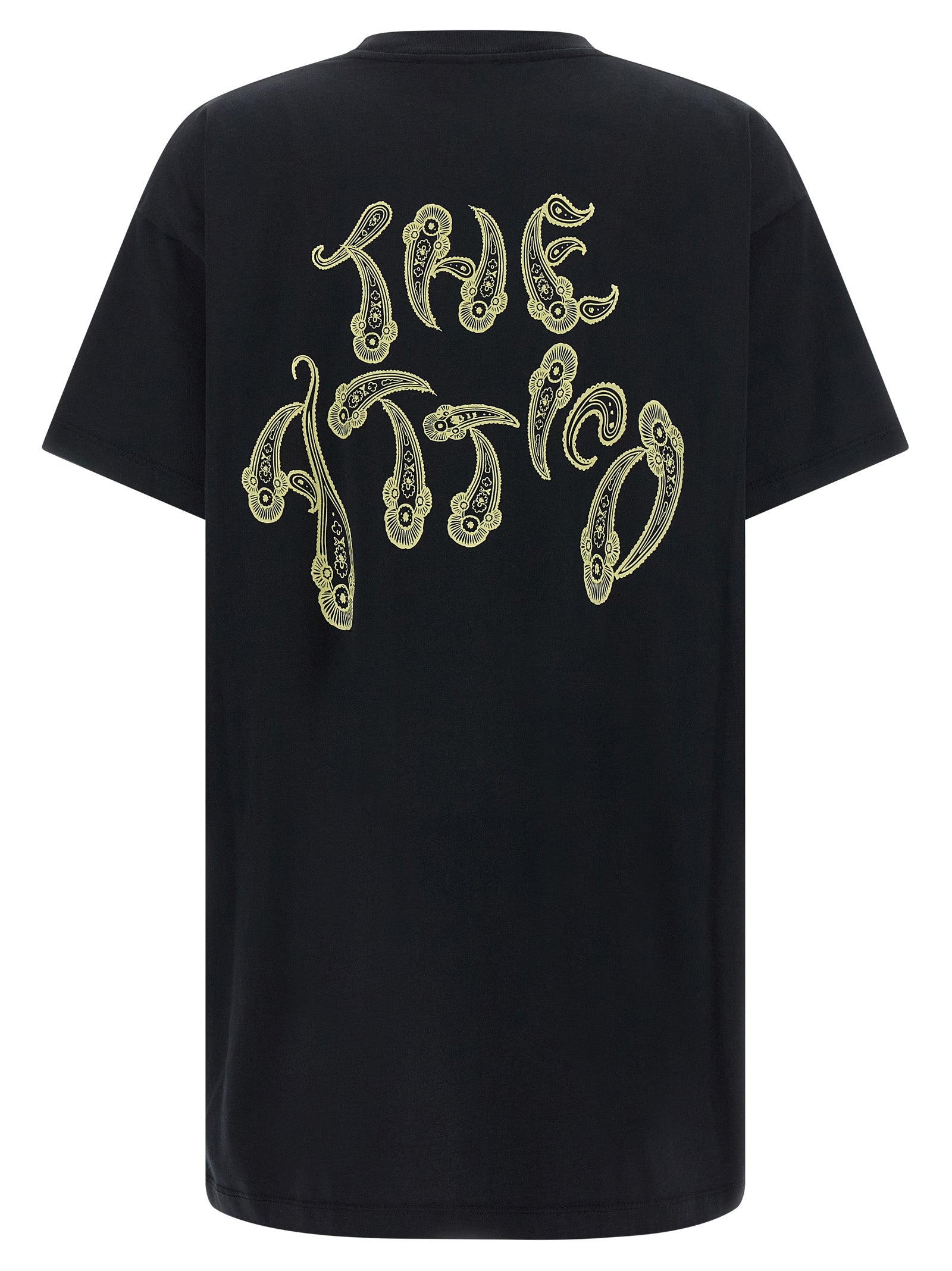 The Attico Schwarzes Baumwoll-T-Shirt