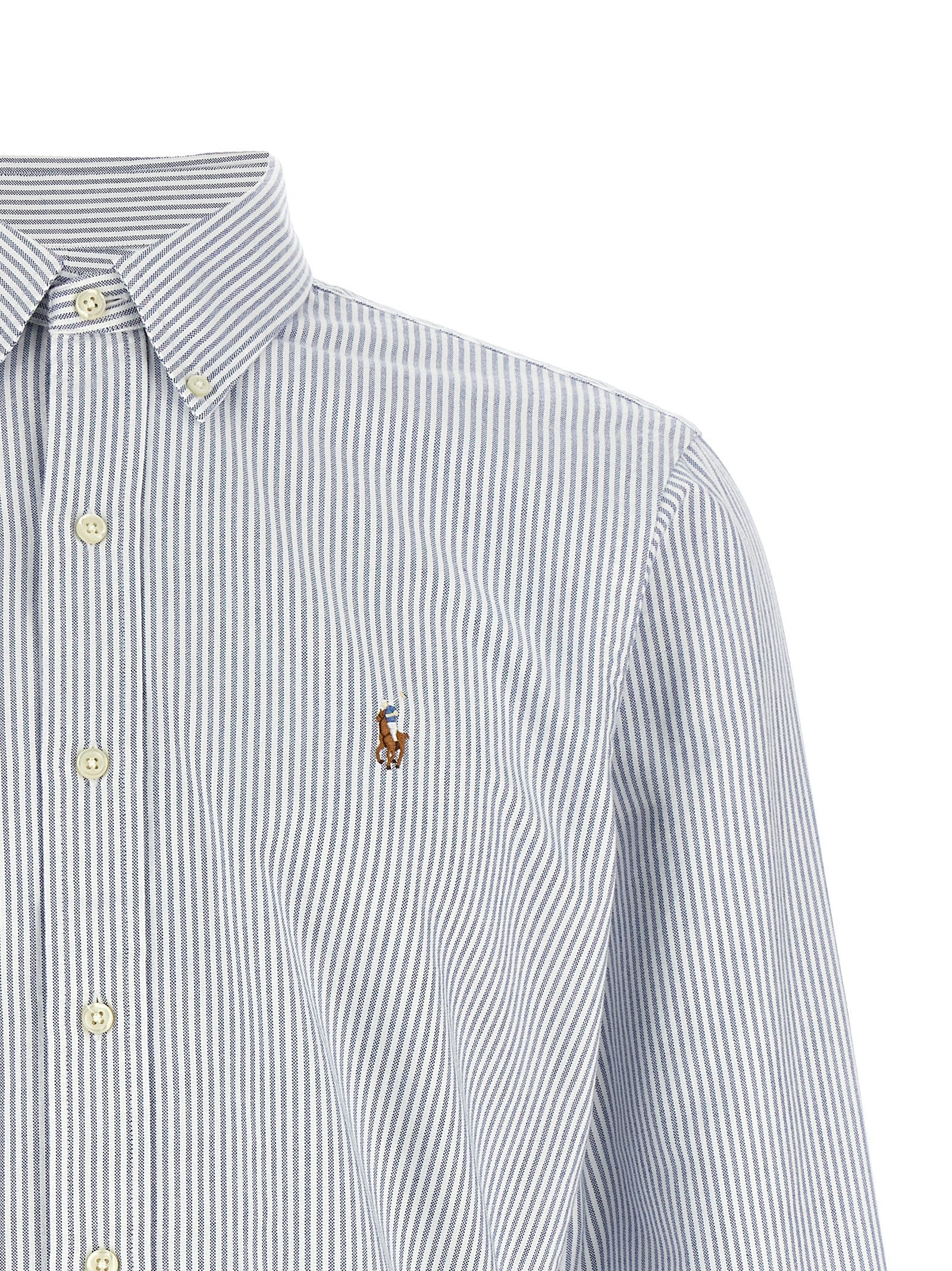 Polo Ralph Lauren Blaue Baumwollbluse