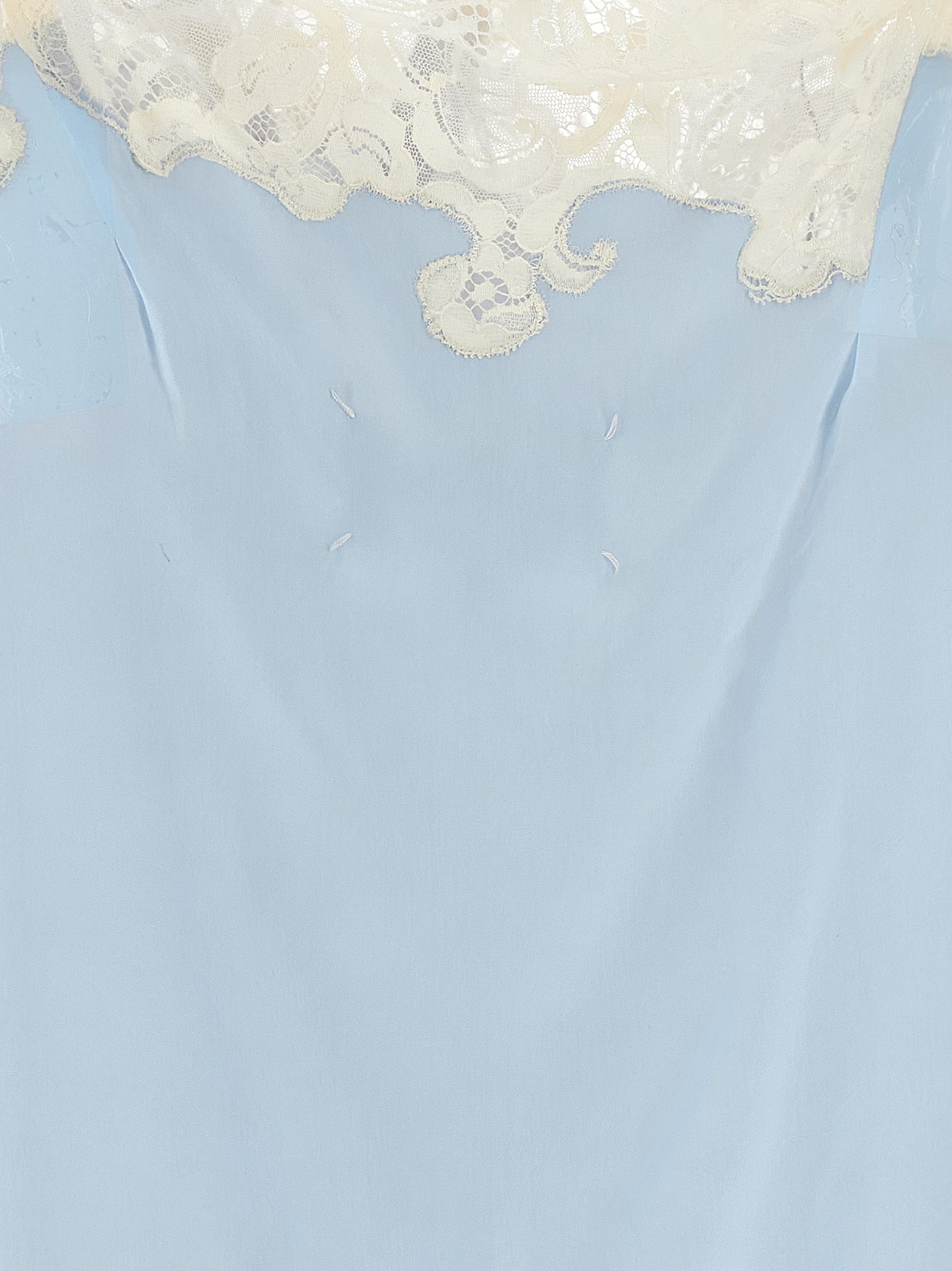 Maison Margiela Kurzes blaues Kleid aus Kupfer