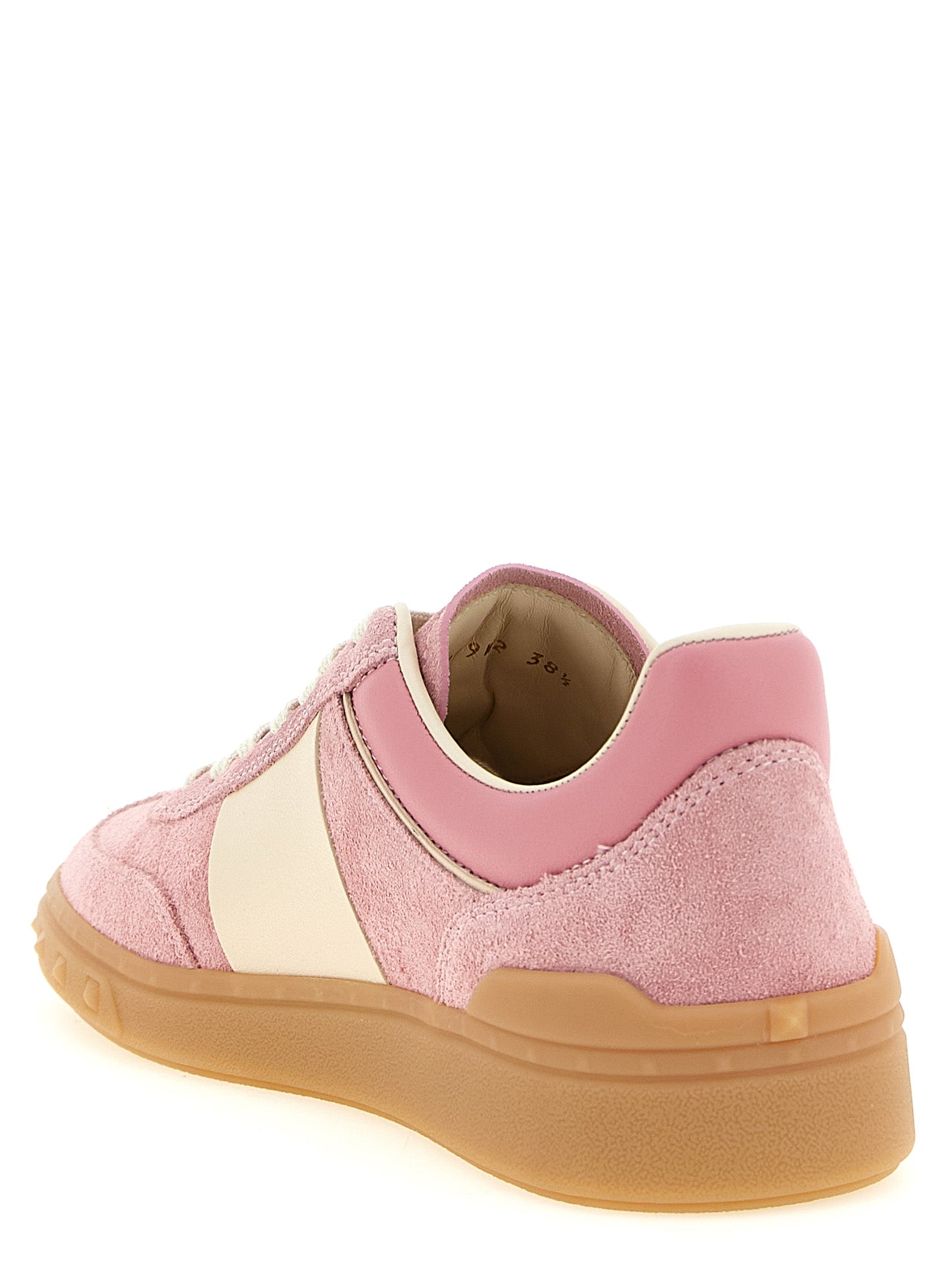 Valentino Garavani Mehrfarbige Kalbsleder-Sneaker mit niedrigem Schaft