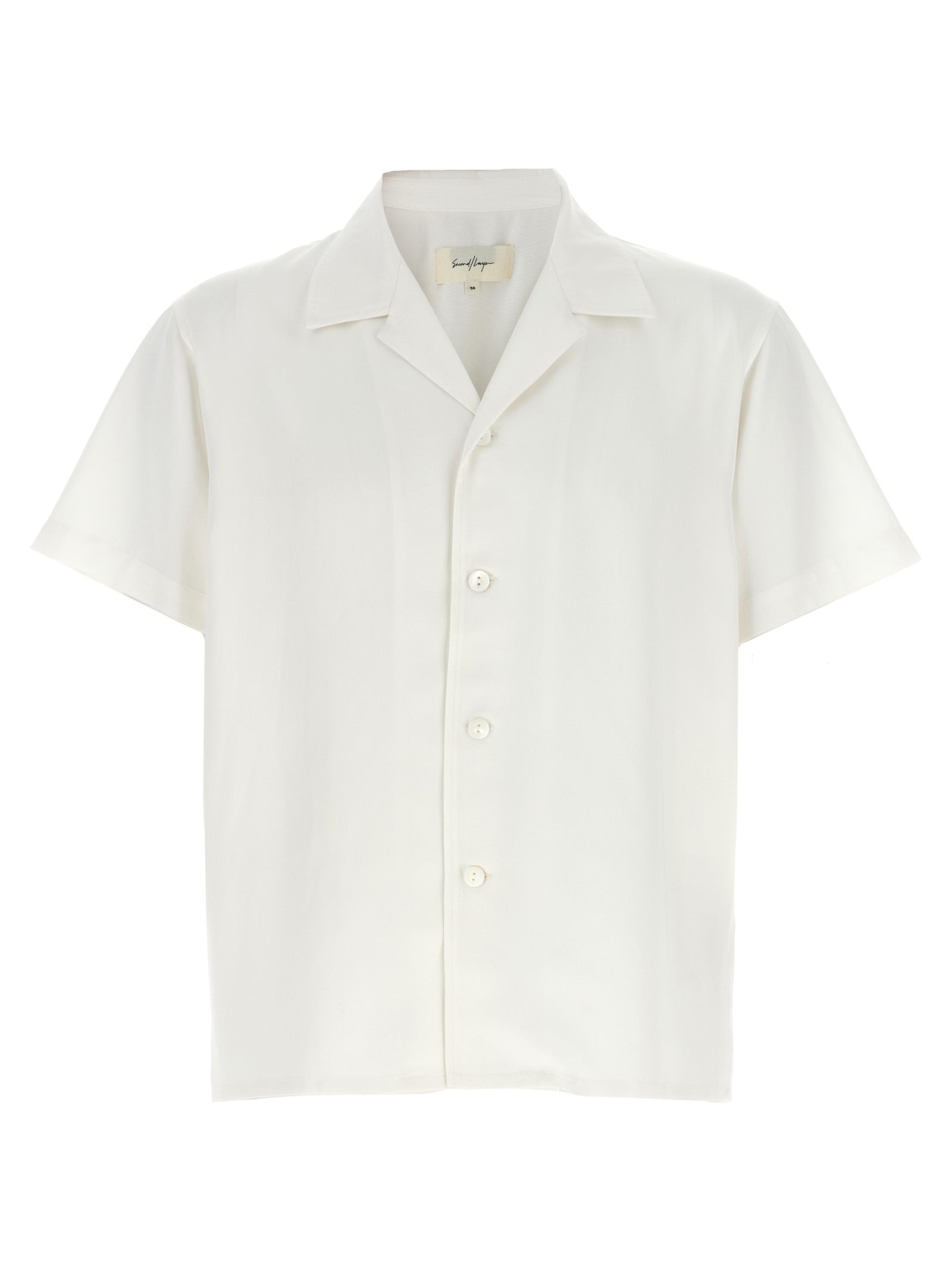 SECOND/LAYER Weiße Lyocell-Bluse