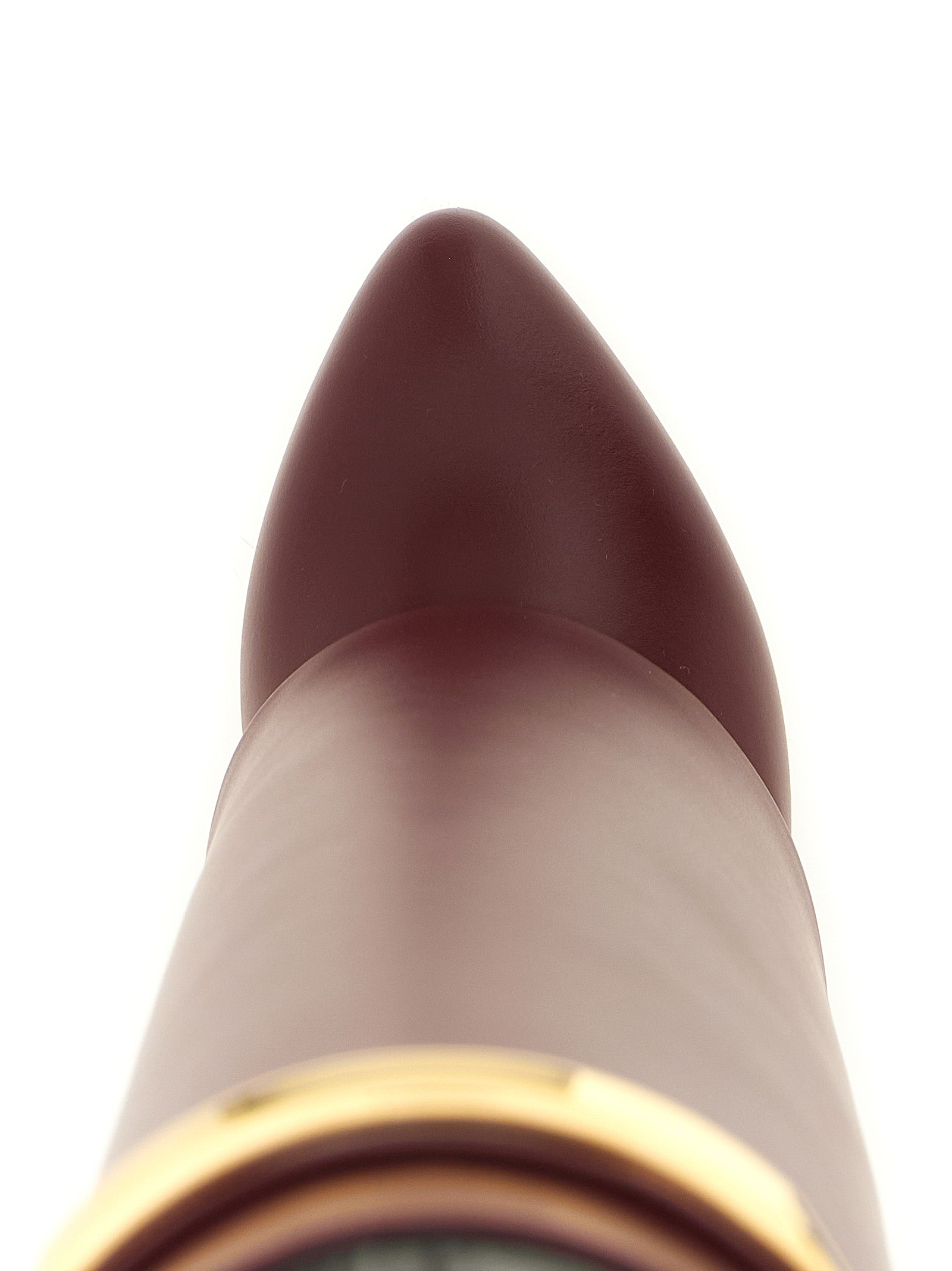 Givenchy Over-the-Knee-Stiefel aus bordeauxrotem Kalbsleder