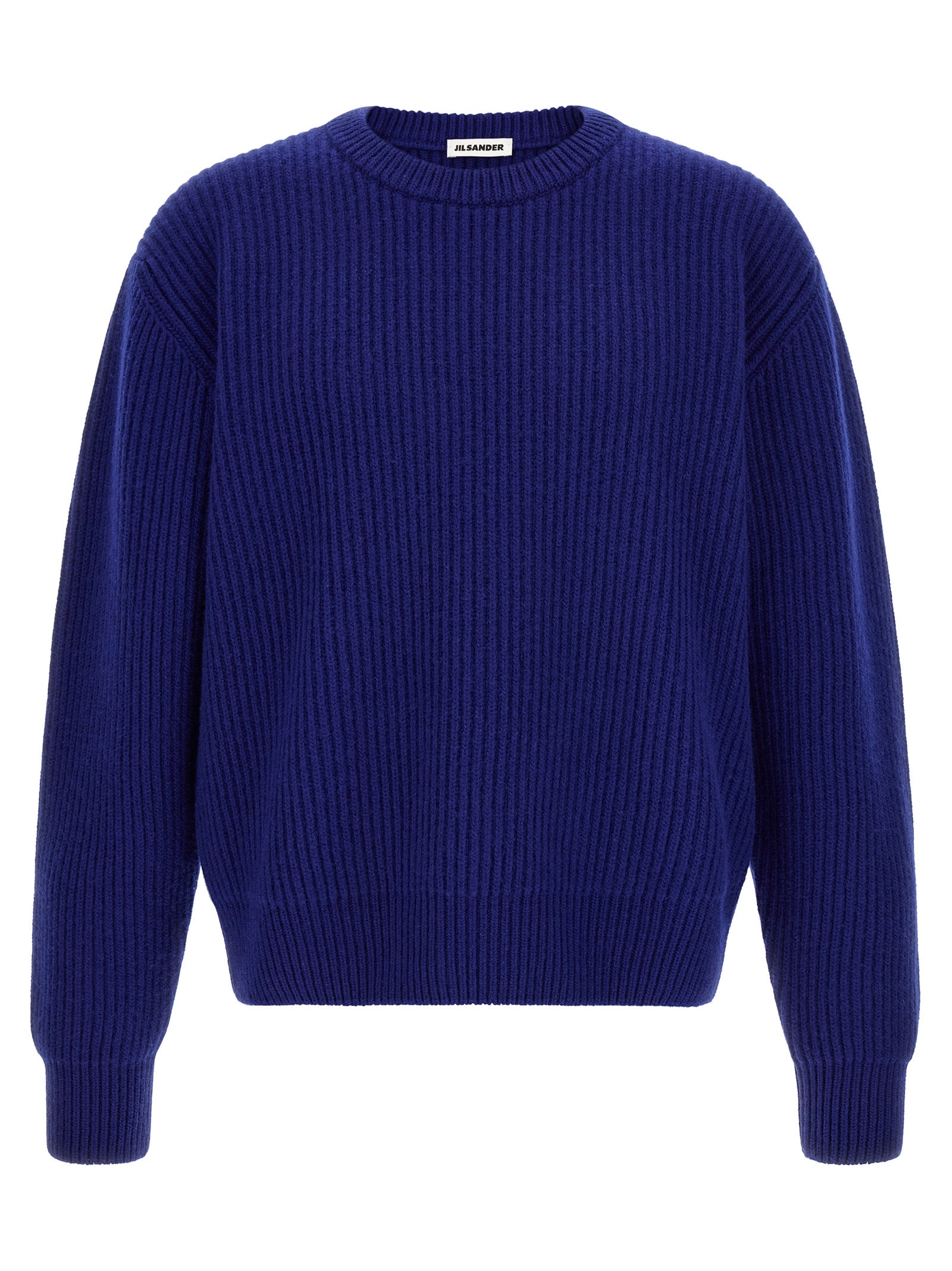 Jil Sander Blauer Wollcardigan